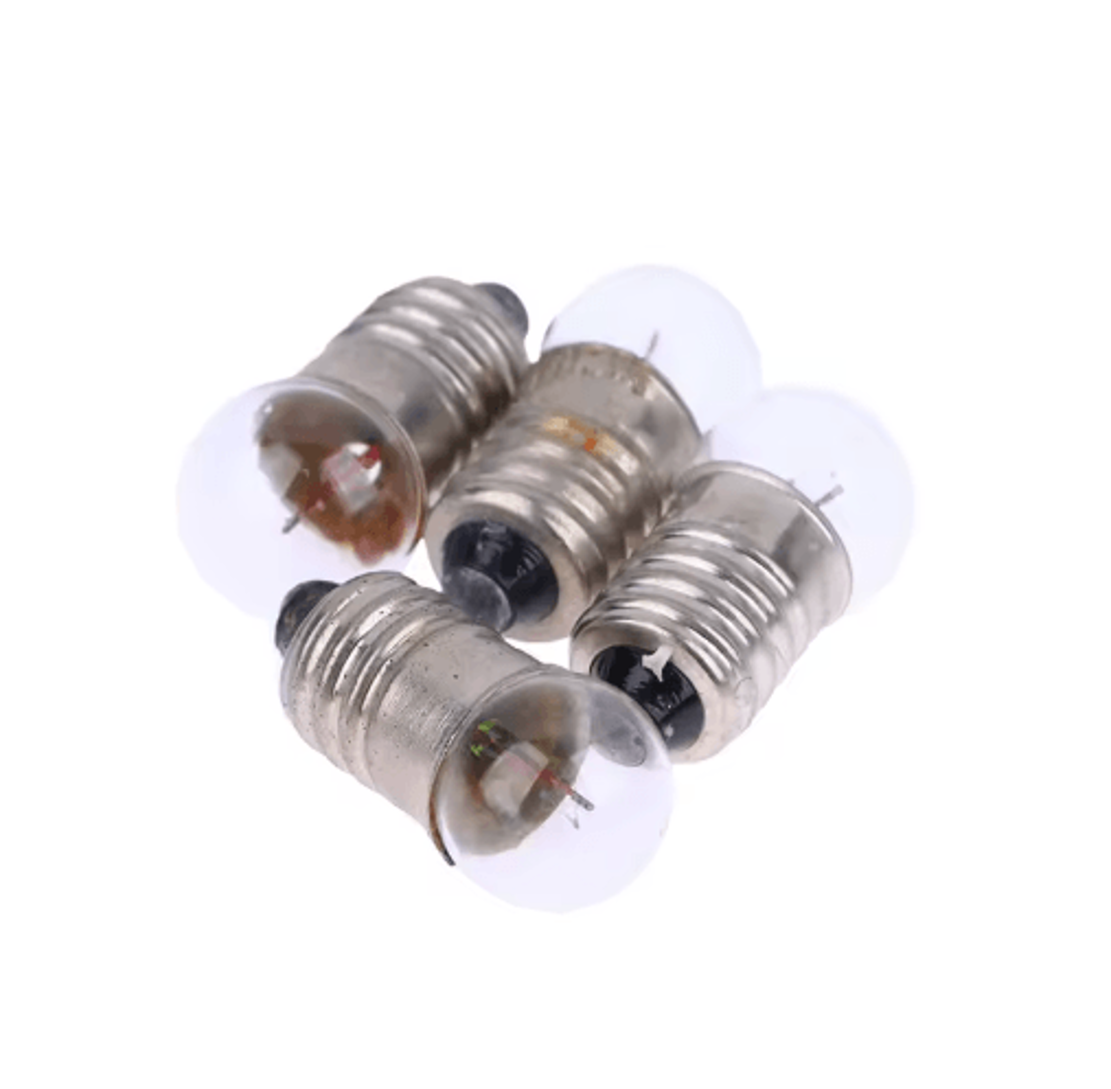 10pcs miniature light bulbs 1.5v 2.5v 3.8v small round bulbs for student experiments