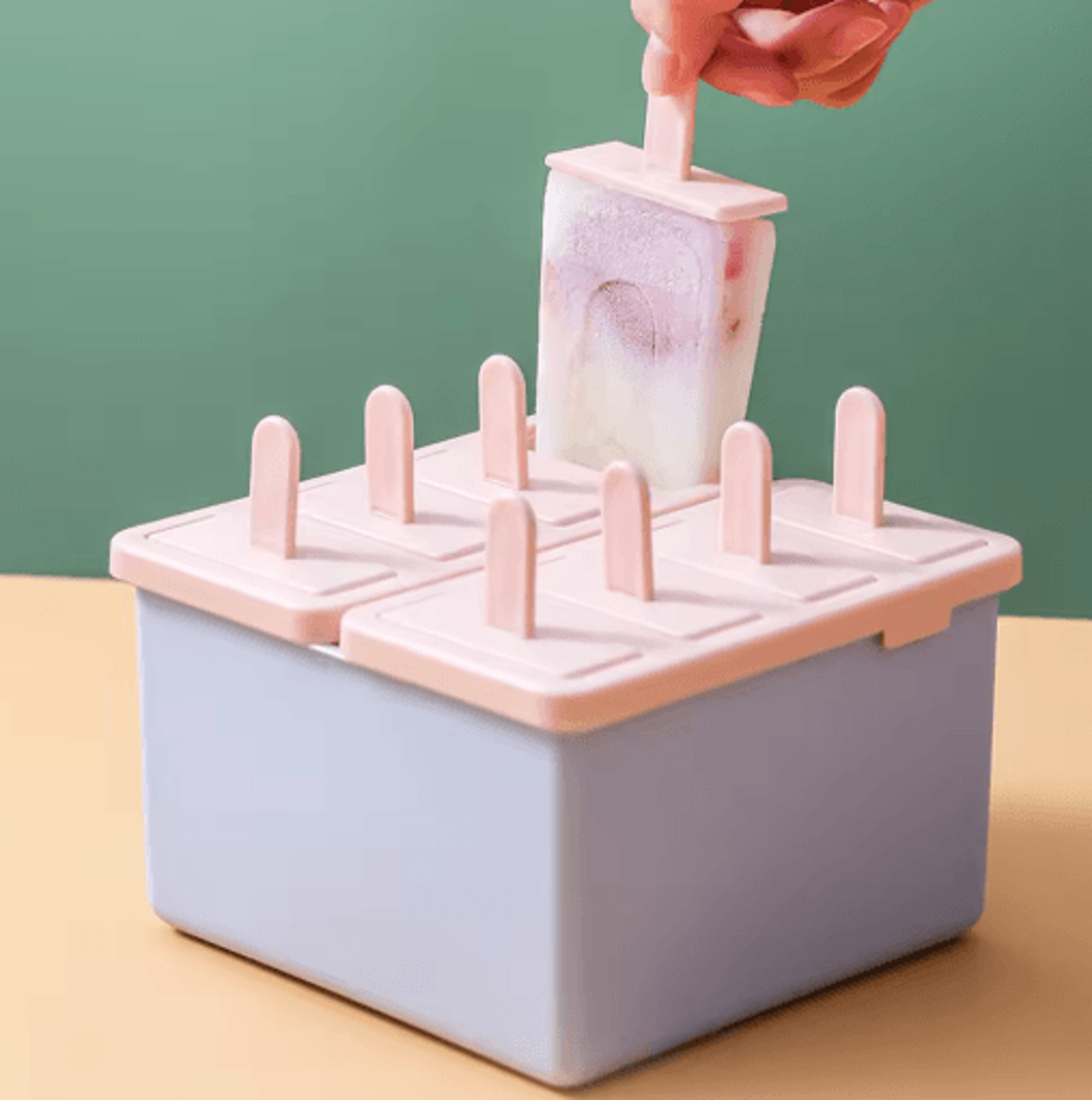 ice cream popsicle mold 4 8 grid diy ice lolly maker with sticks for homemade treats