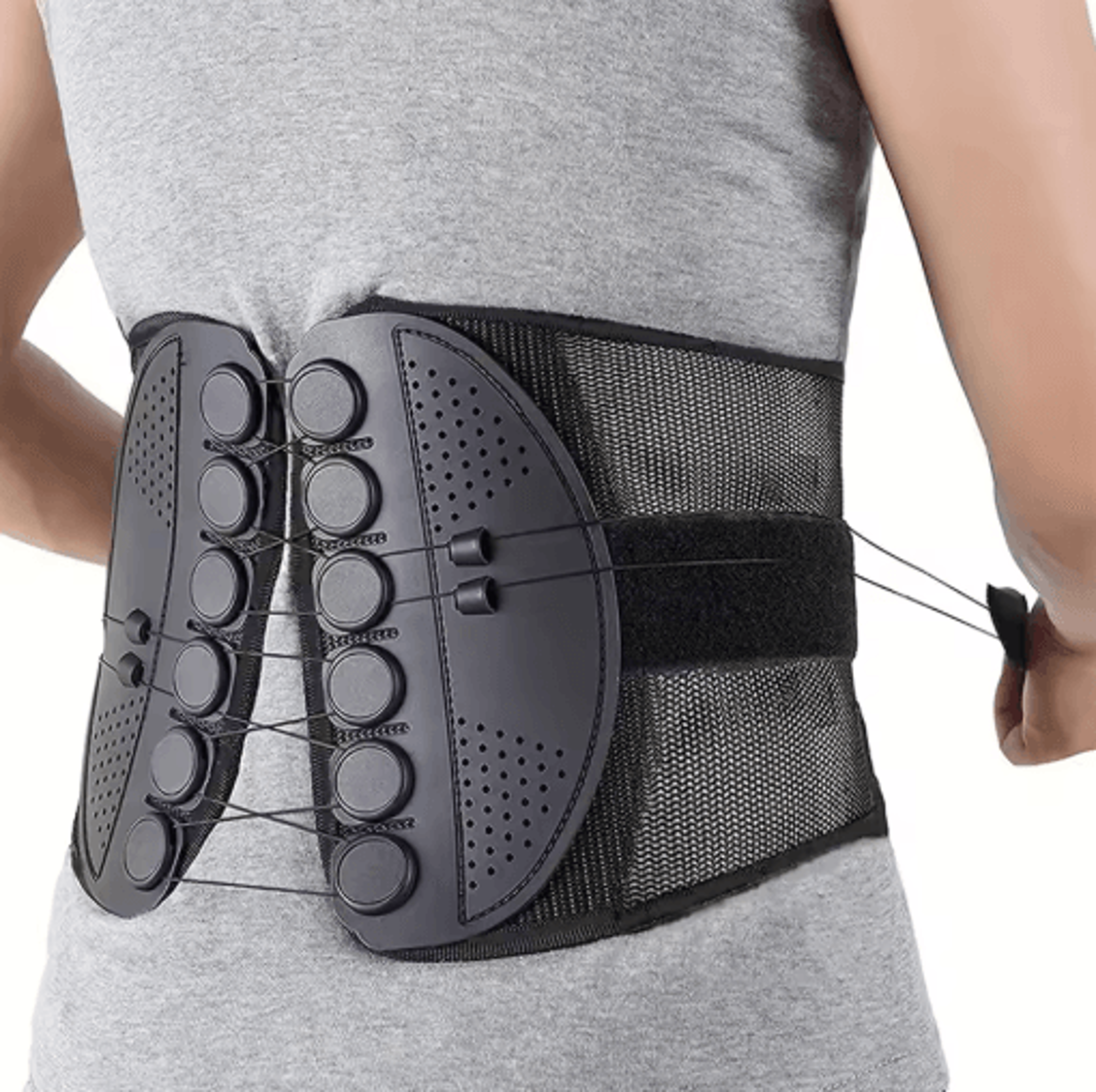 unisex lumbar support wrap breathable waist and back brace for posture support and warmth
