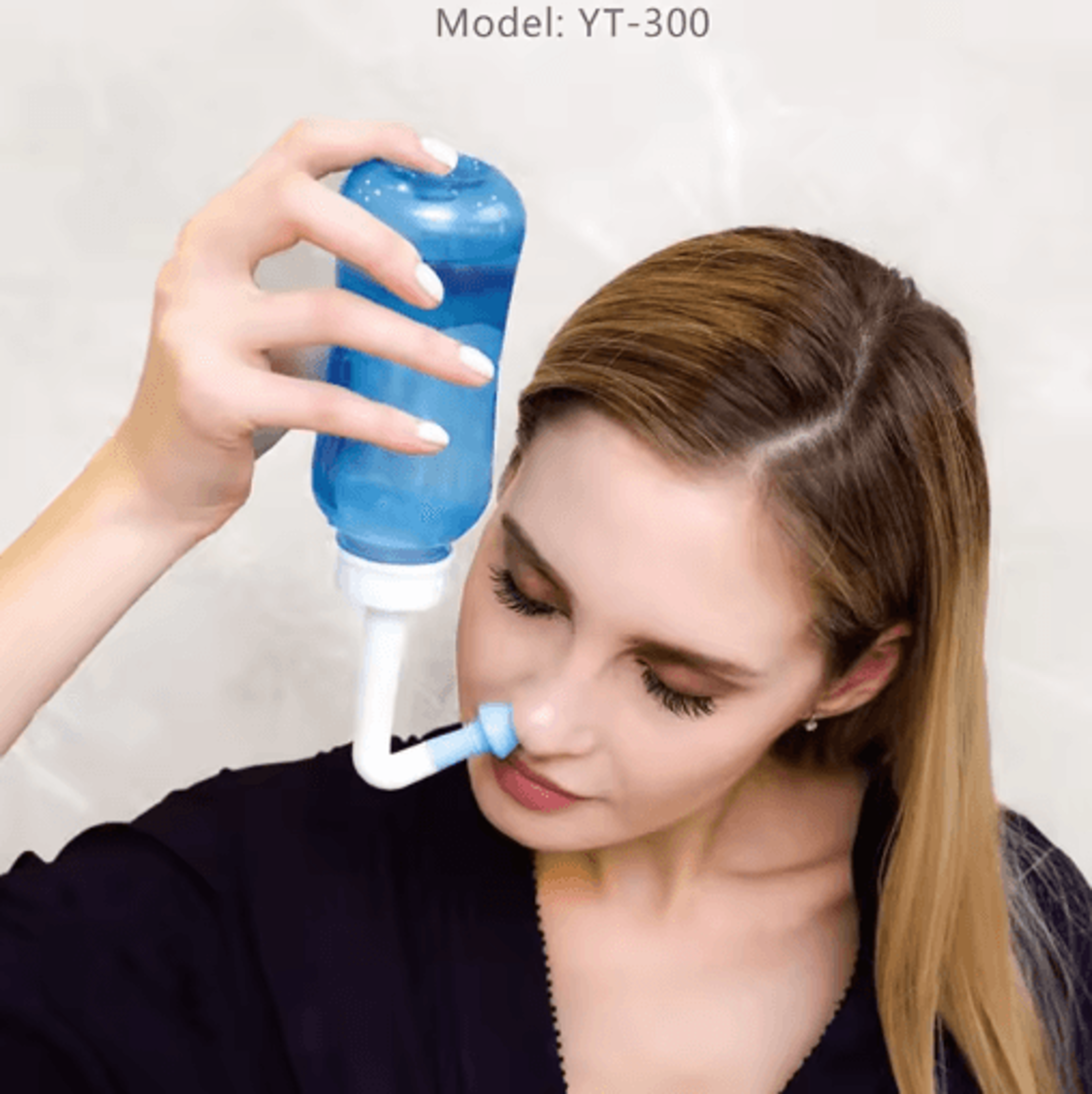 professional nose wash cleaner nasal irrigator rinse bottle for adult child and sinus care