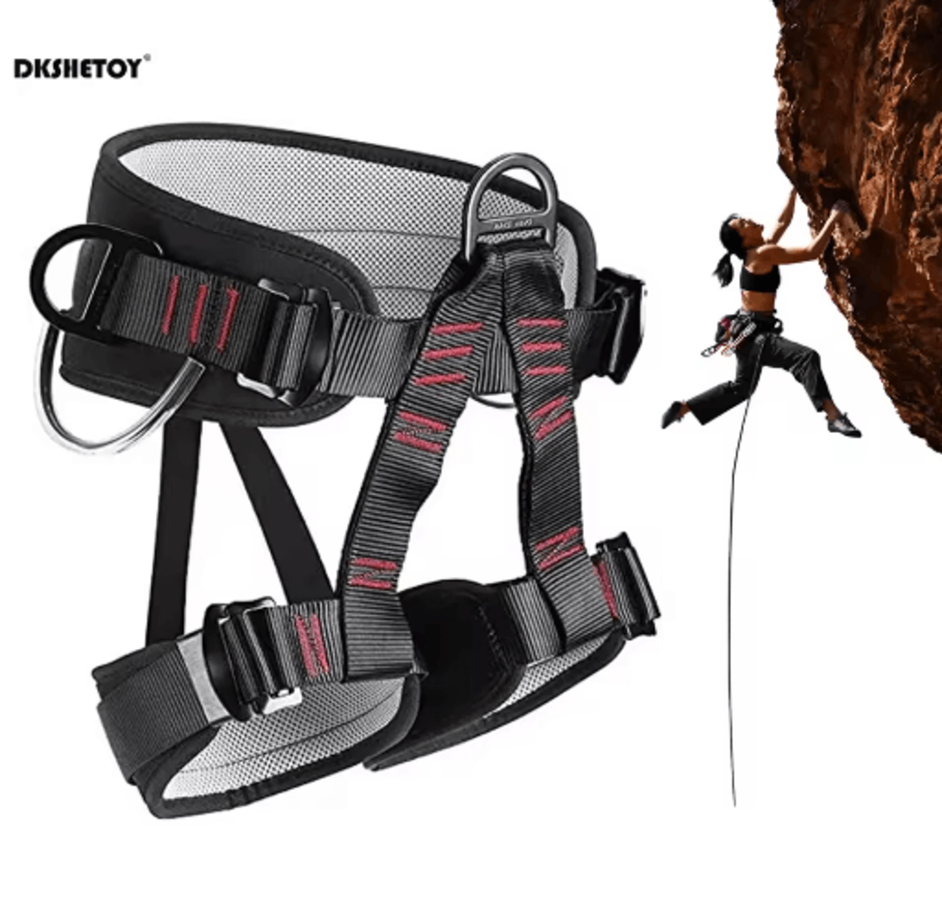 professional safety belt harness aerial work and high altitude climbing harness with back lanyard