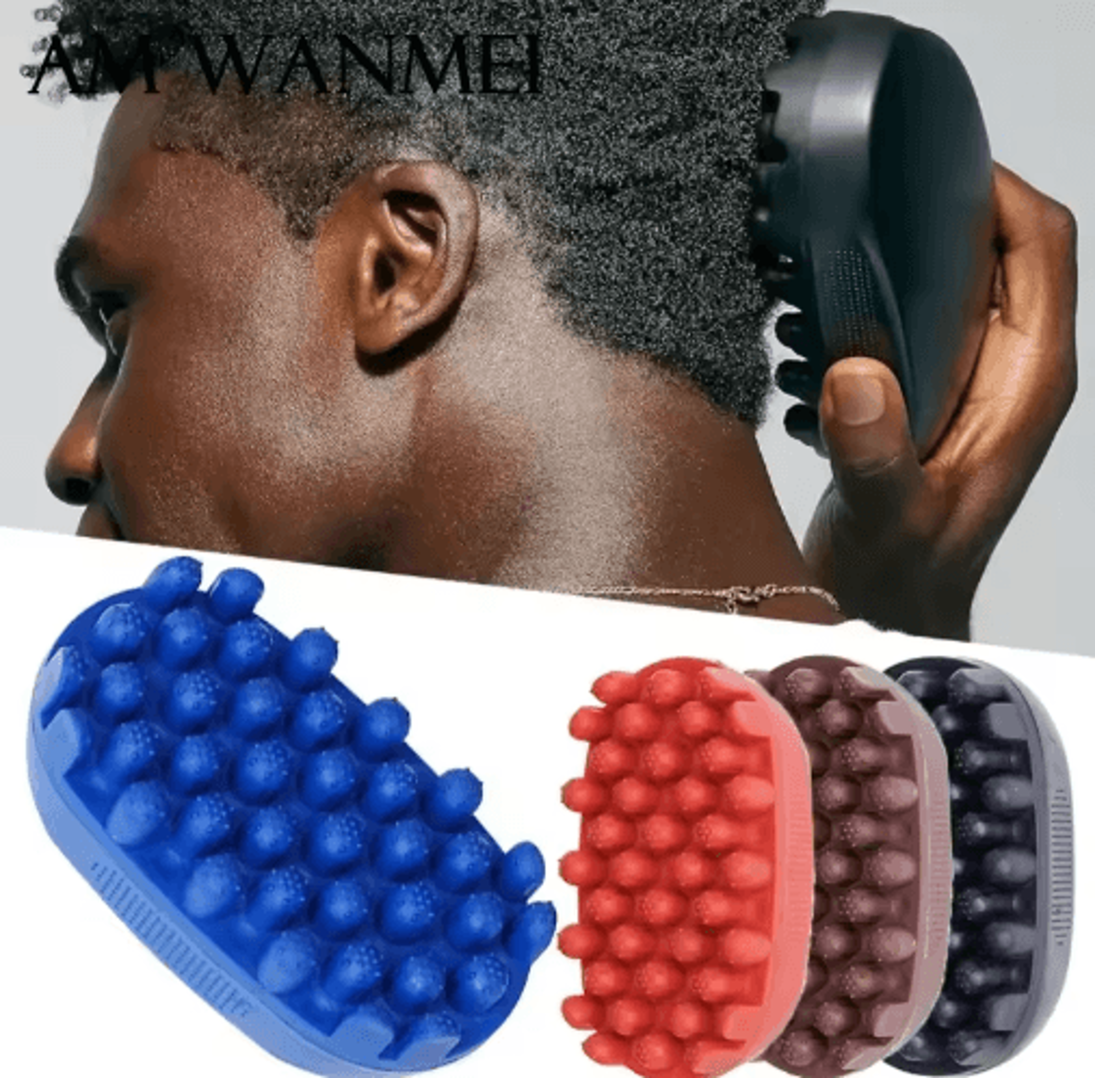 professional curly hair sponge twist brush magic coil and dreadlock styling tool for afro hair