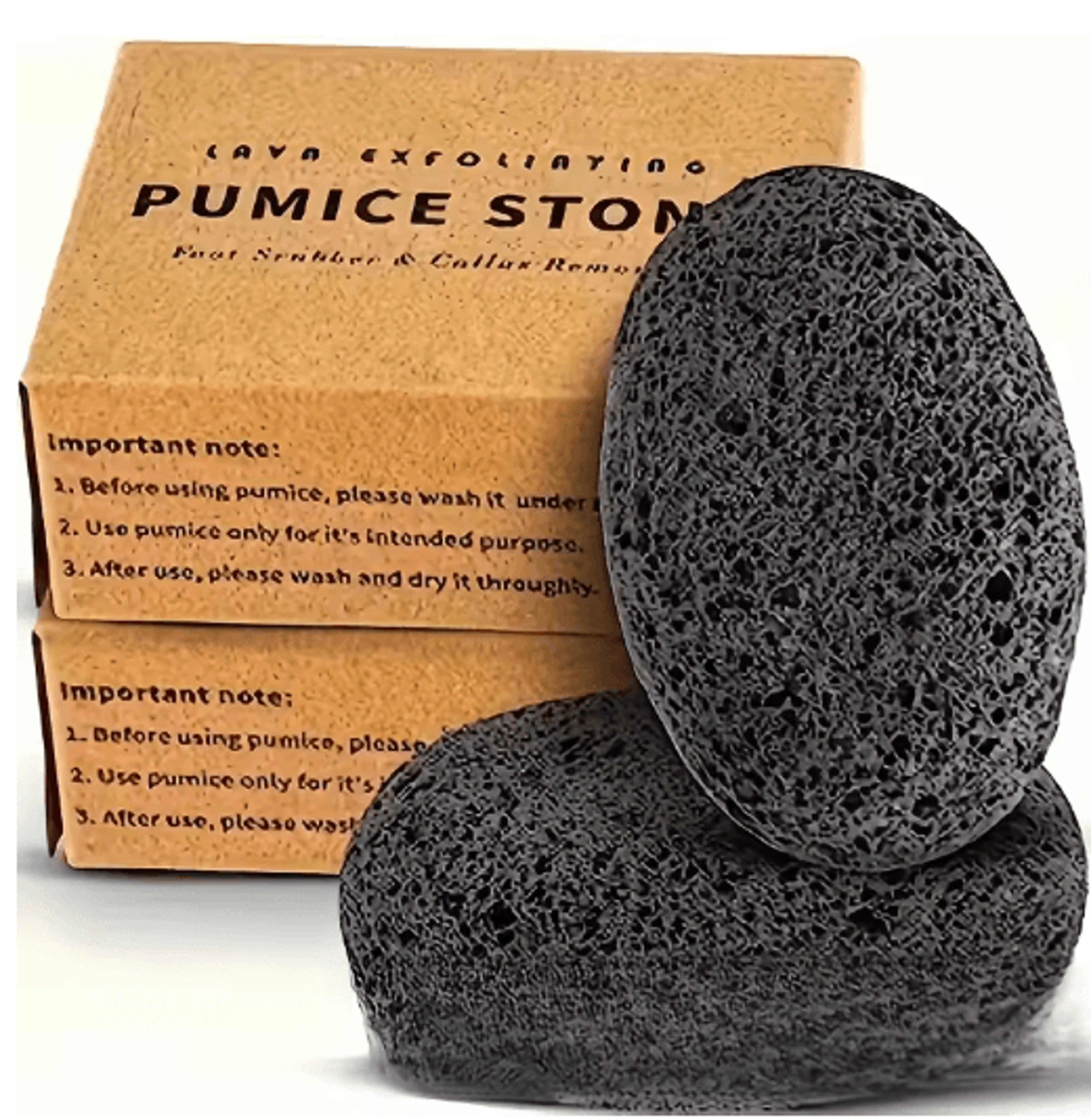 natural pumice stone exfoliator gentle foot and hand callus remover for smooth skin
