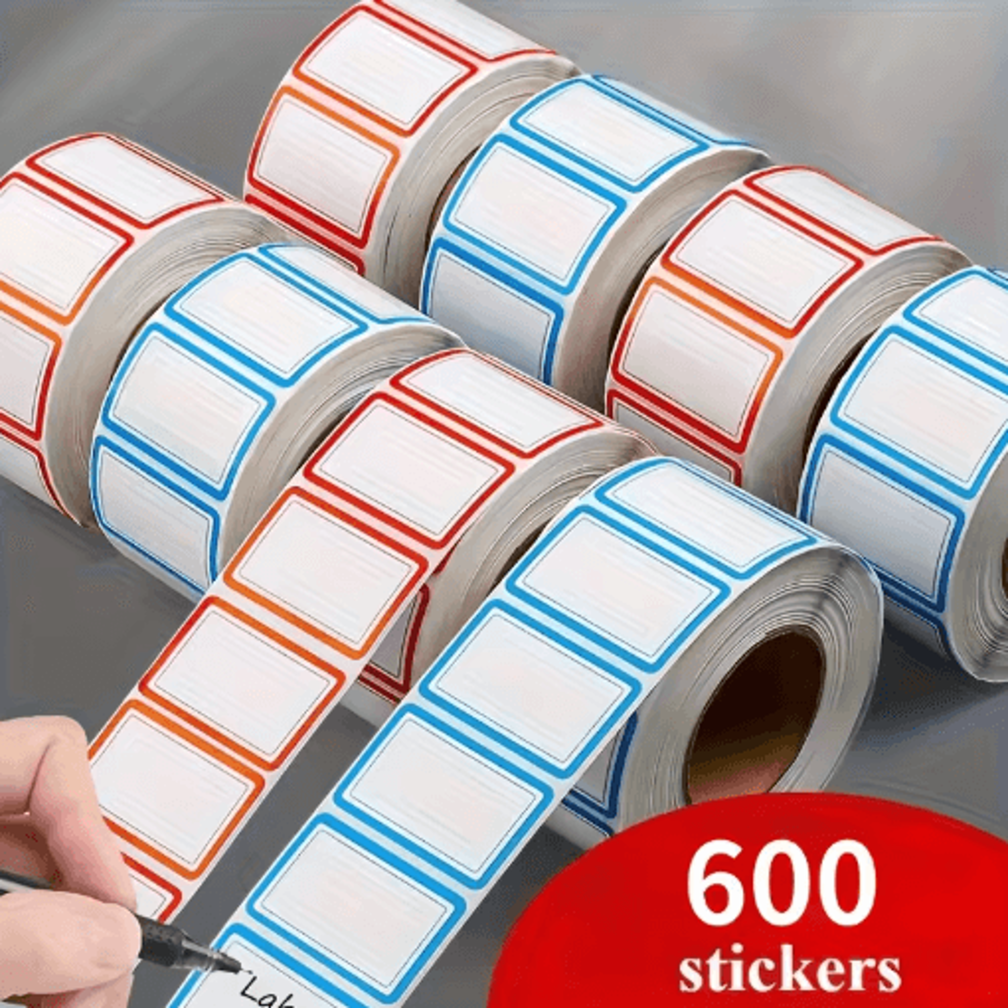1000pcs freezer labels waterproof and oil resistant food storage stickers