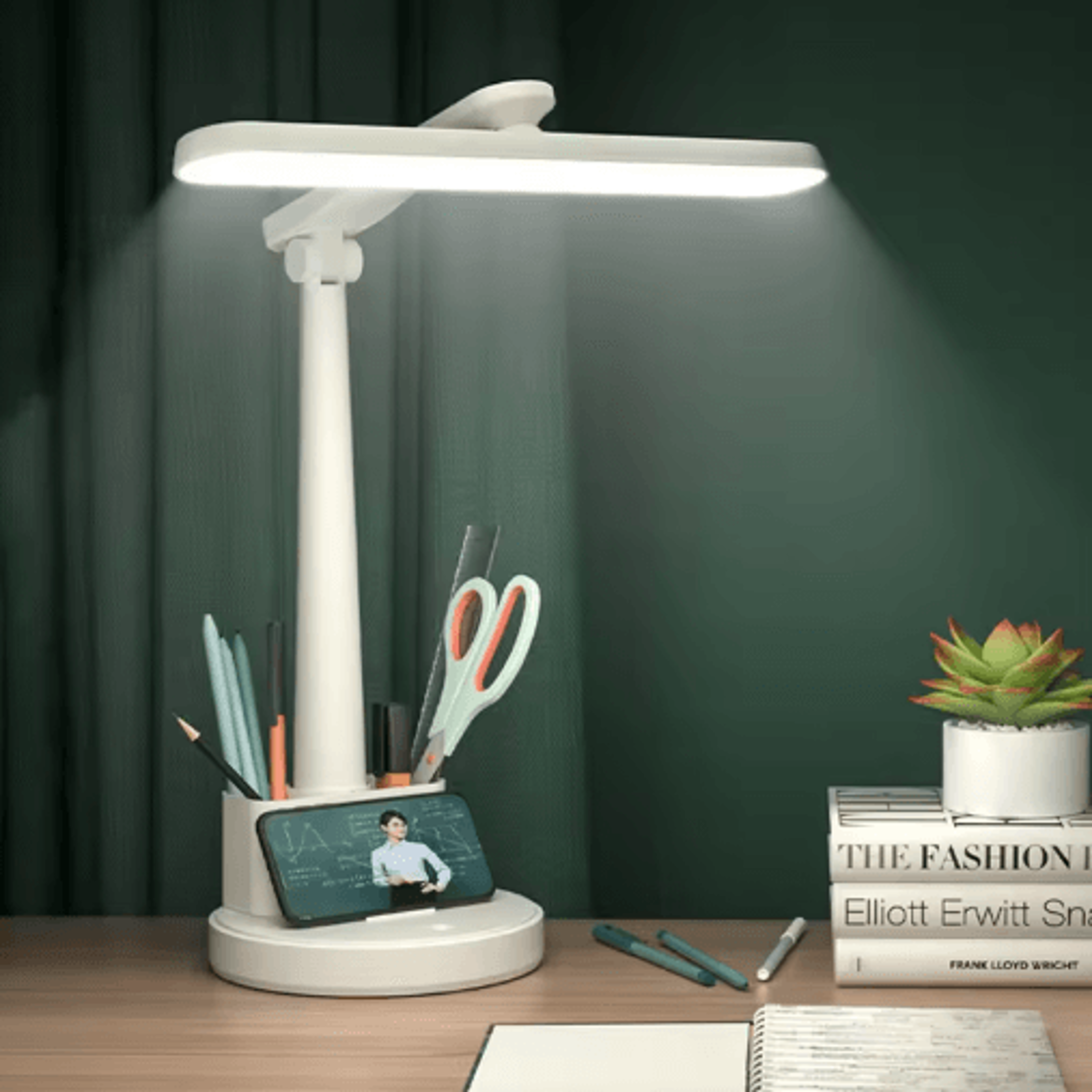 rechargeable led foldable desk lamp eye protection usb table lamp for students and children