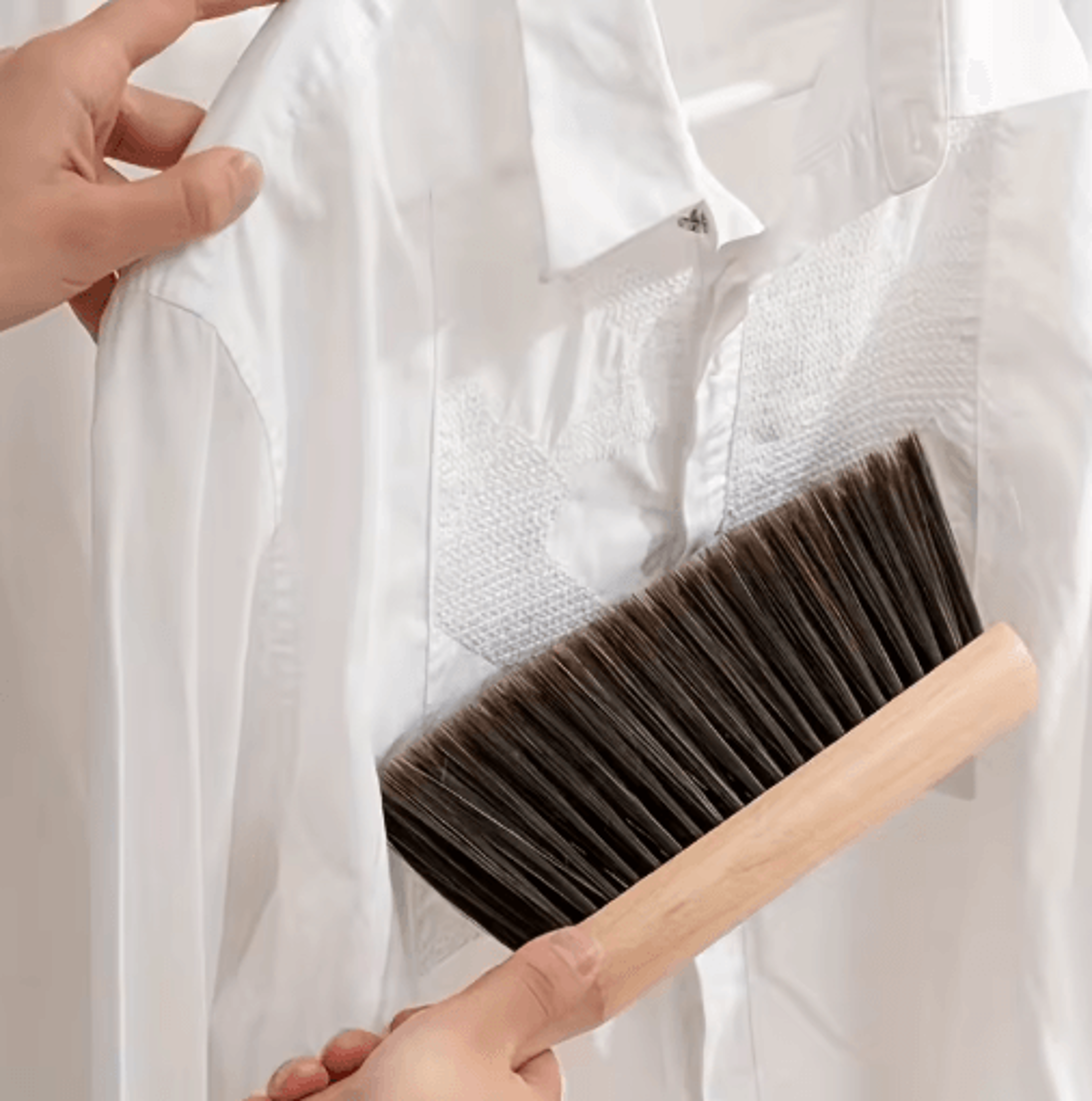 wooden handle dusting brush with soft bristles for furniture and upholstery