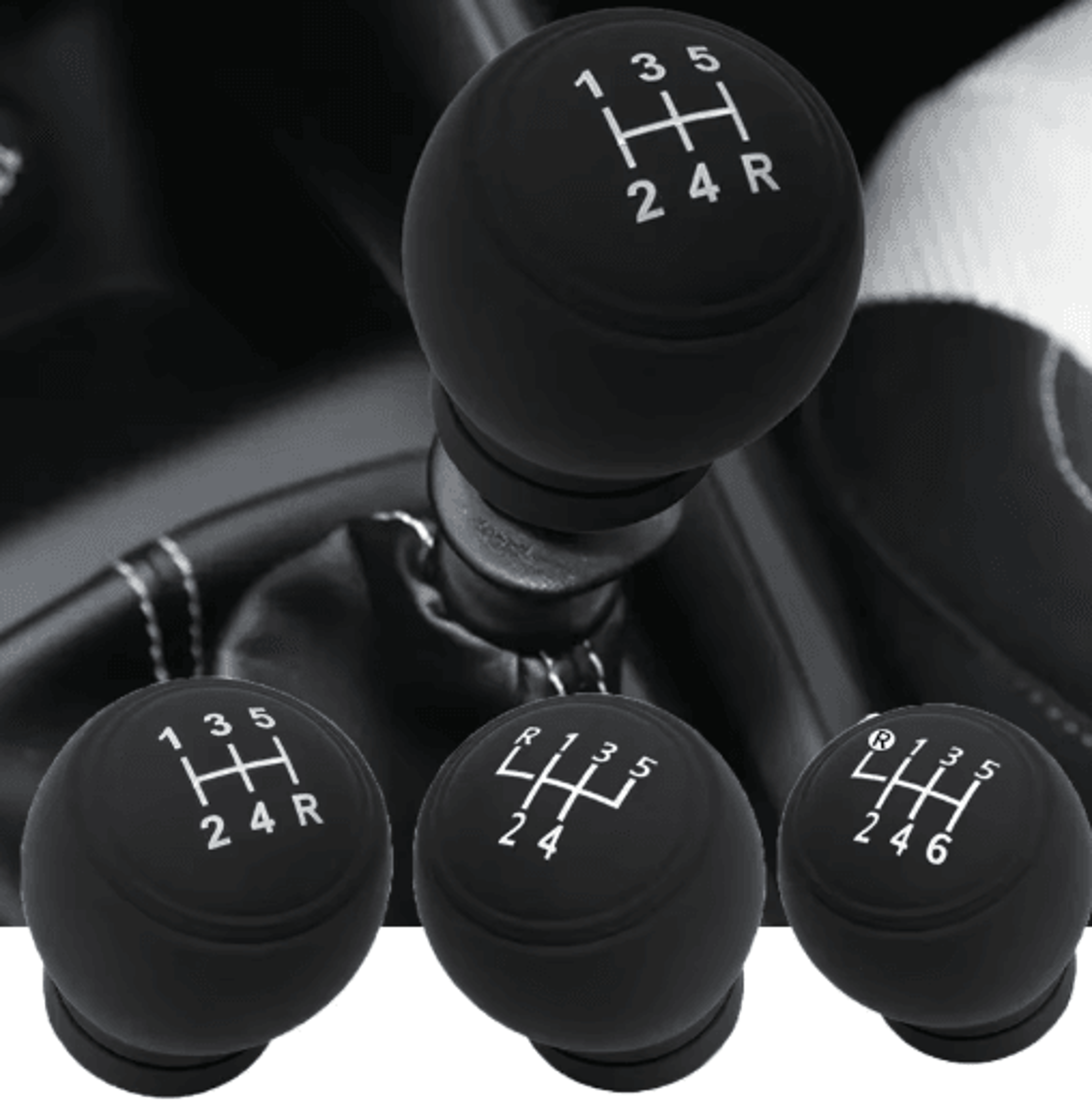 universal silicone gear shift knob cover – non-slip waterproof shifter protector