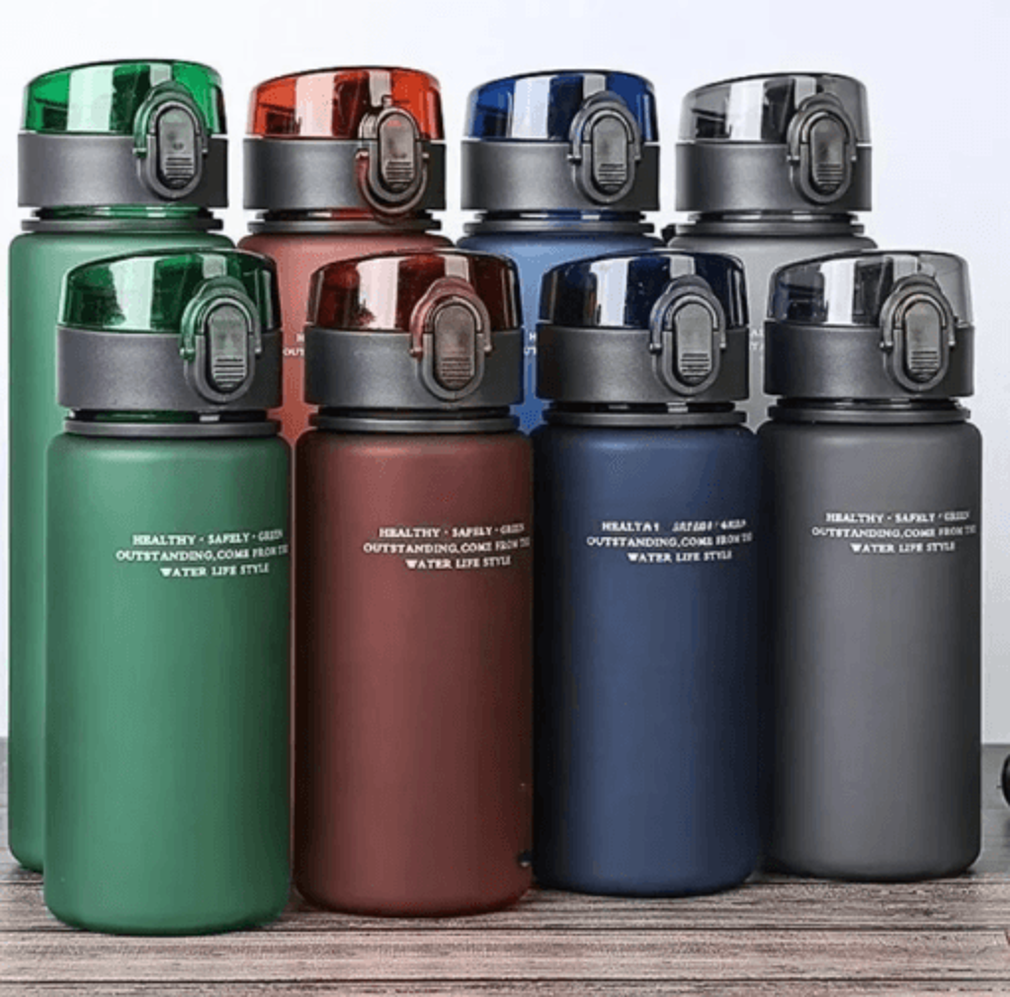 leak-free sports water bottle for travel & hiking – 400ml / 560ml