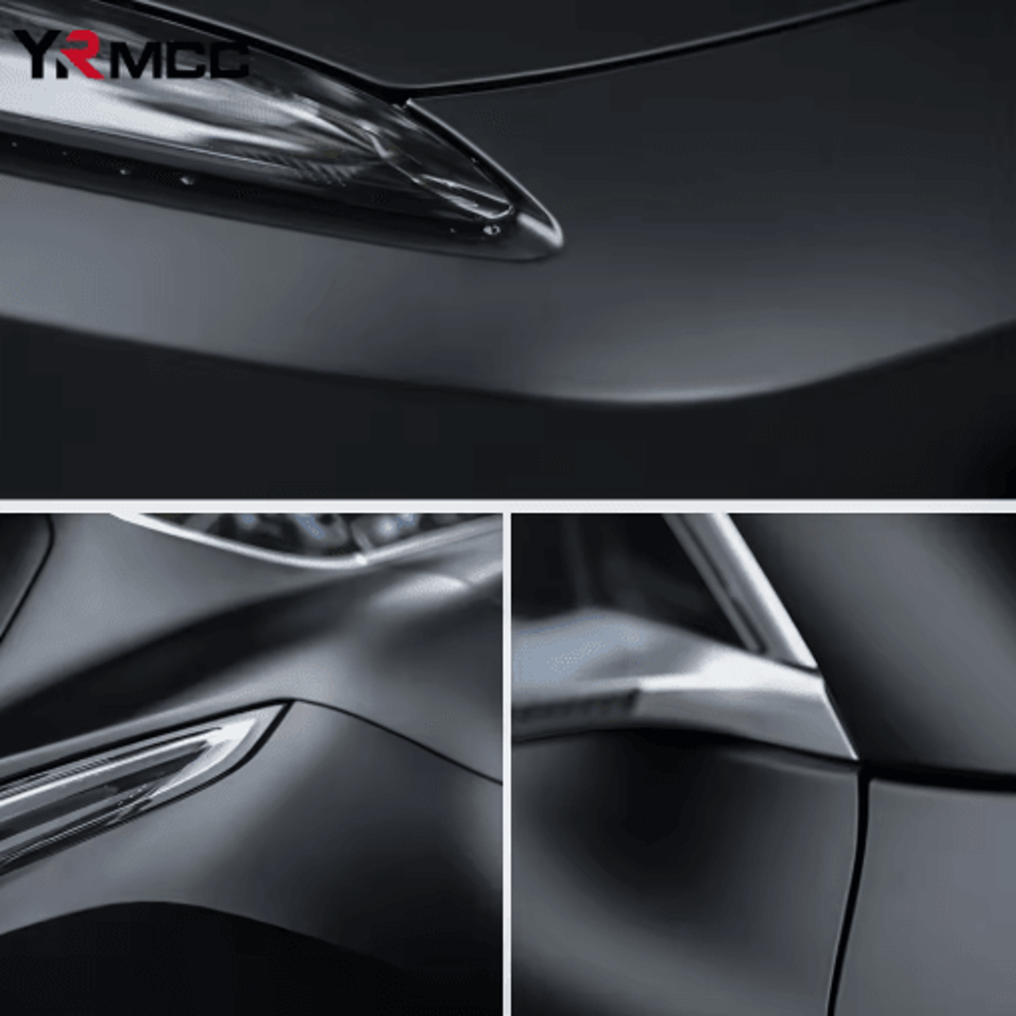 matte black vinyl car sticker wrap waterproof auto and motorcycle film