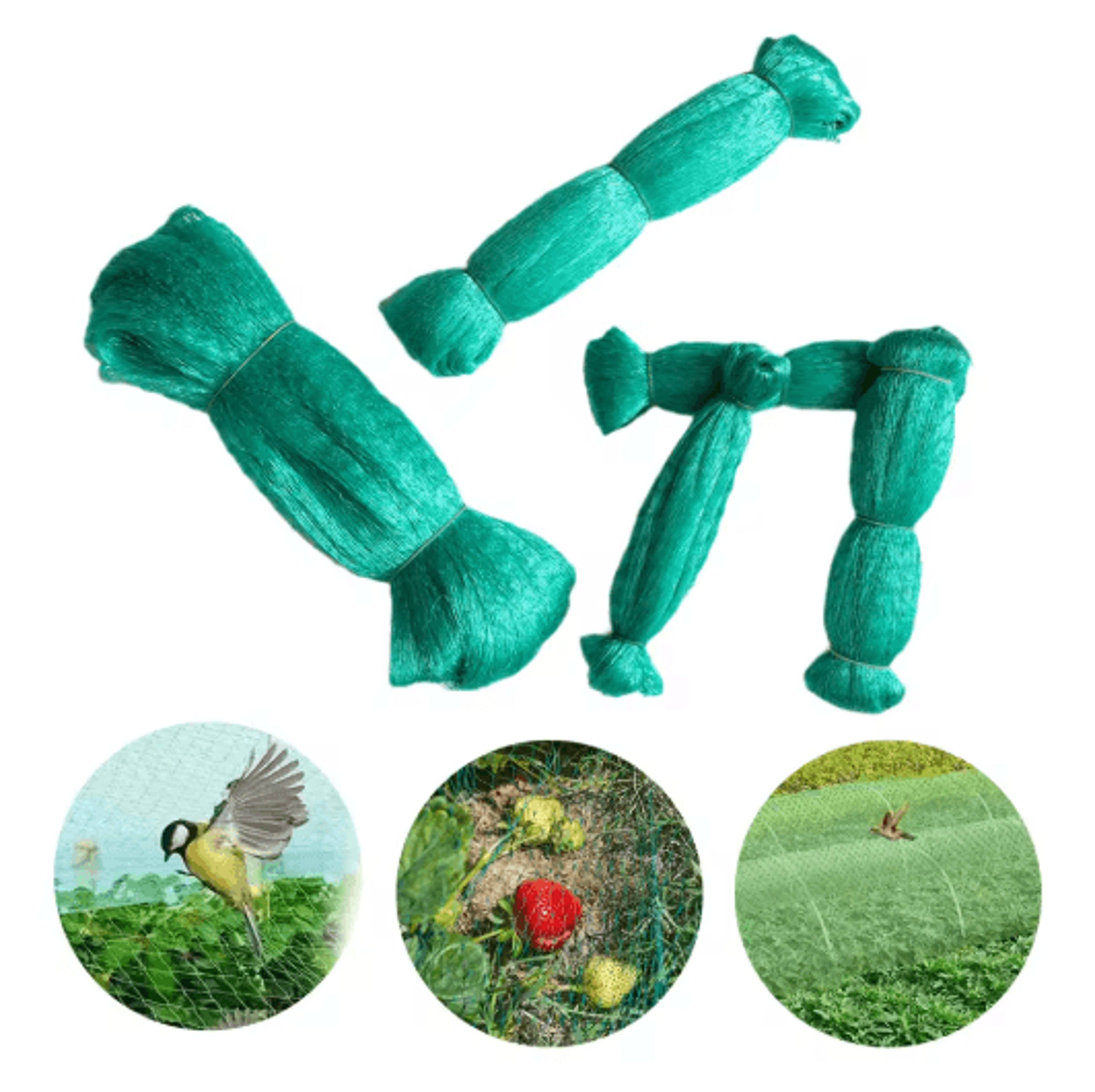 garden bird-proof nylon net – 20mm mesh plant & fruit protection (1pc, optional lengths)