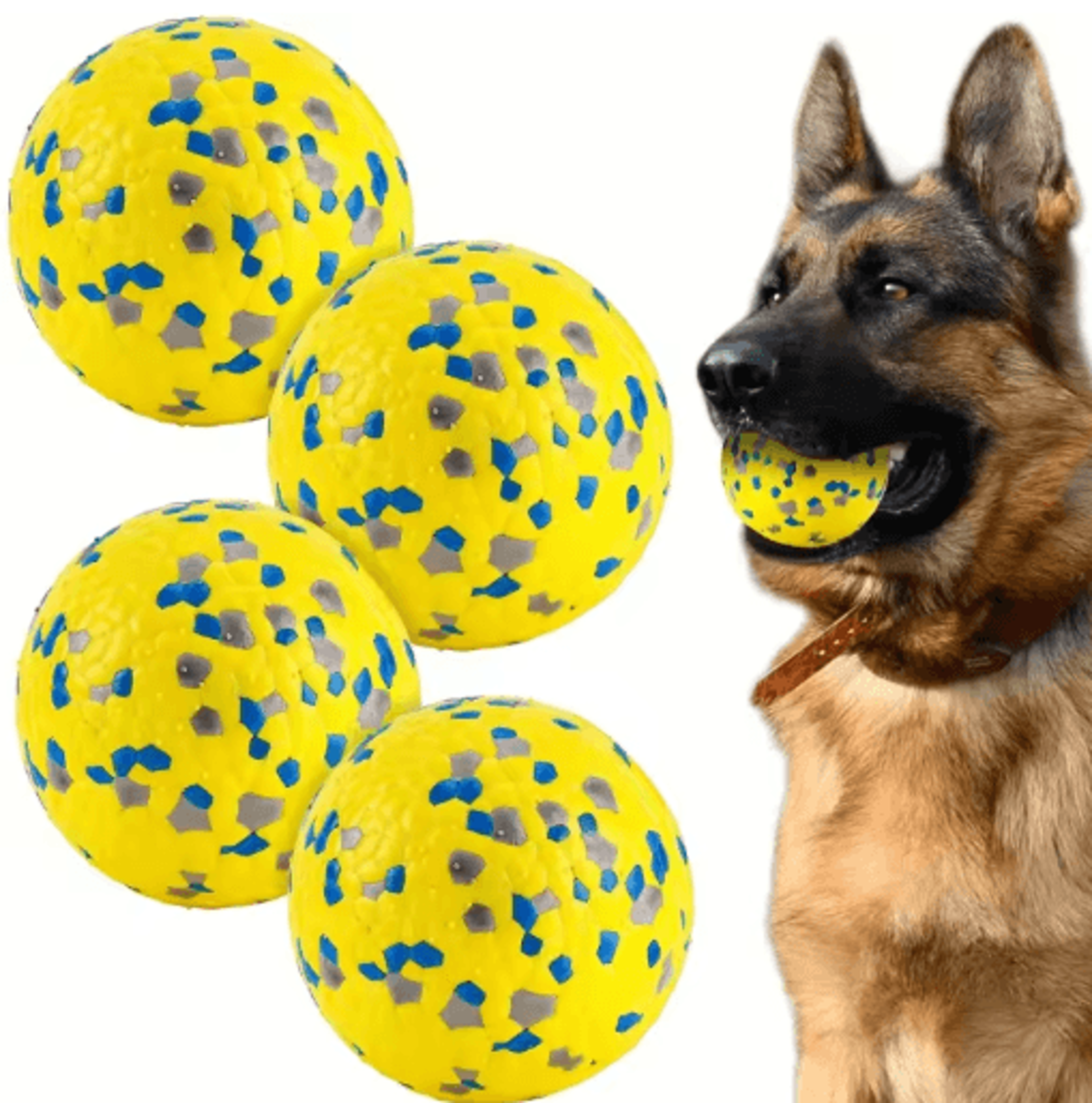high-elastic dog toy ball – durable interactive tennis ball for play & training