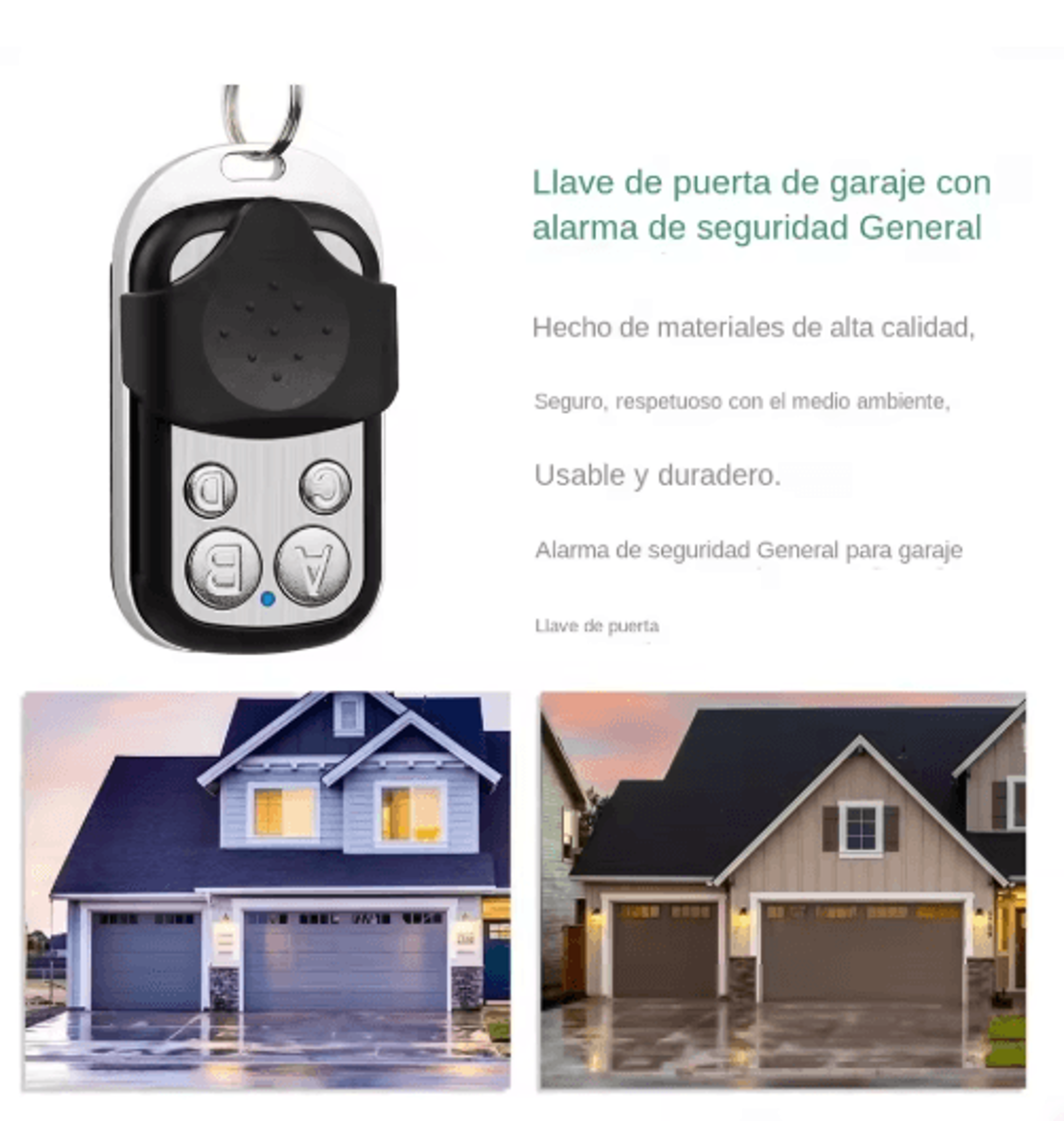 433mhz cloning remote key fob 433.92mhz duplicator for gate and garage door controls