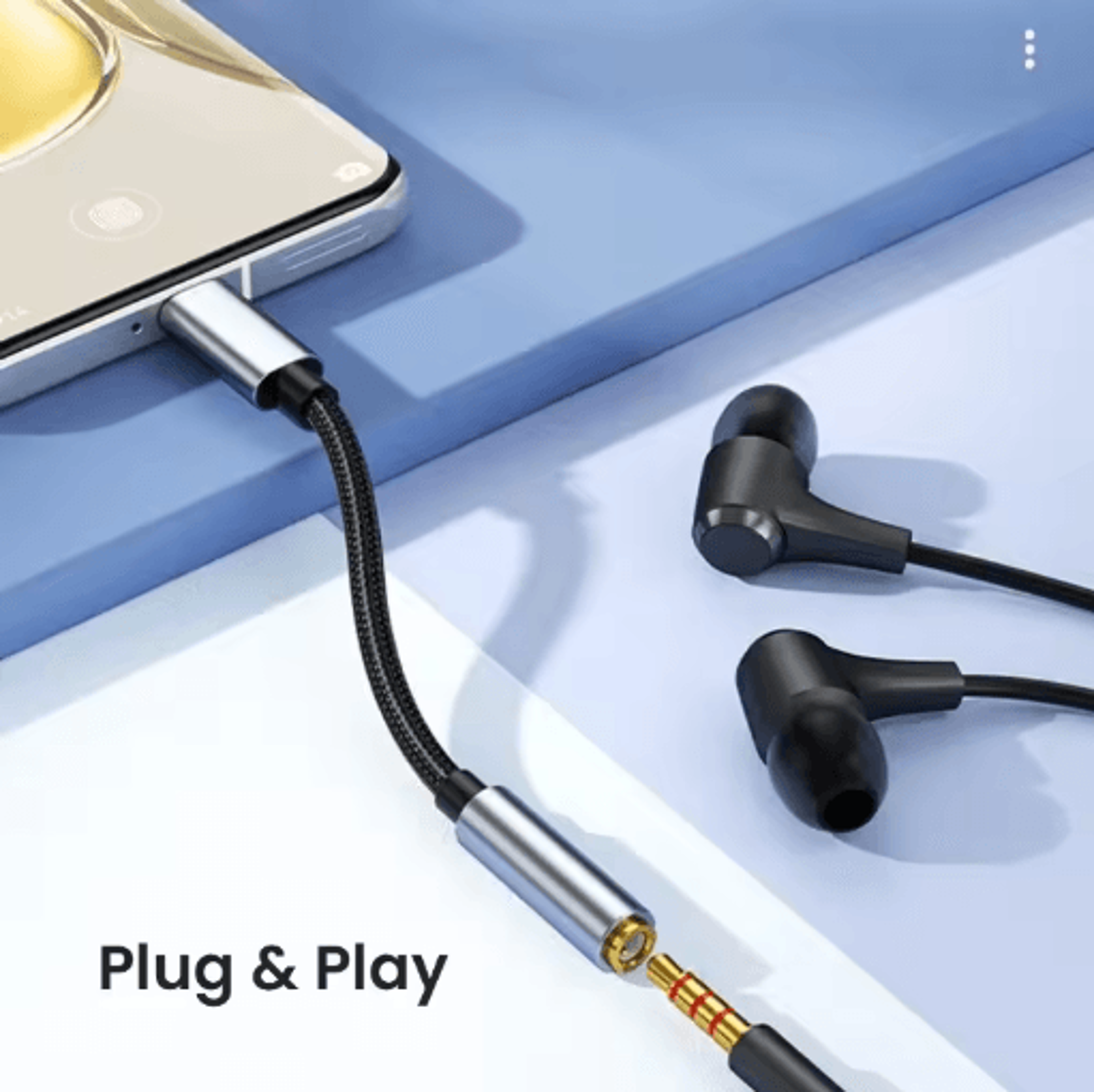 usb c to 3.5mm audio adapter type c headphone jack converter for iphone and android