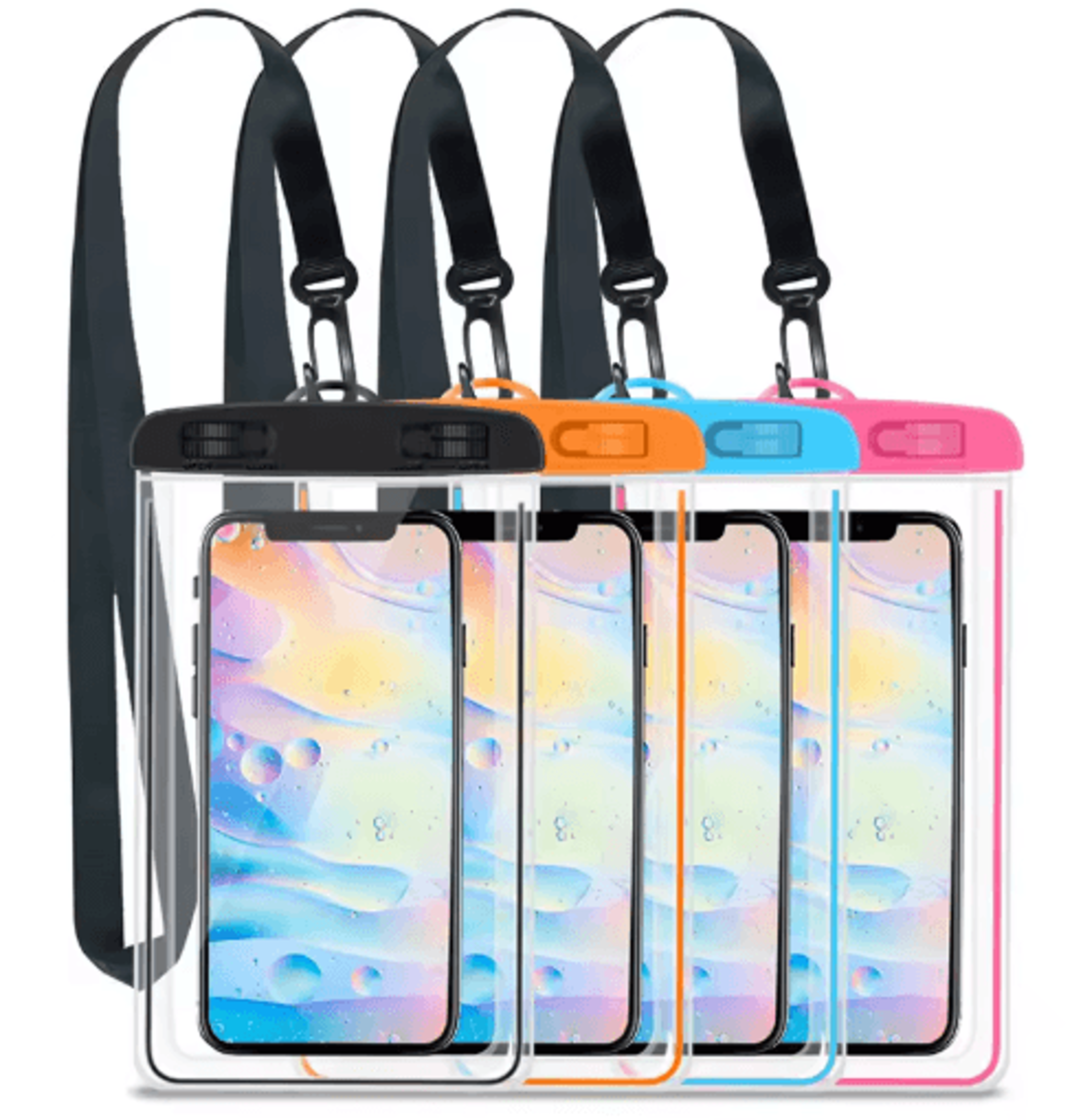 sealed waterproof phone pouch – underwater dry bag case with strap