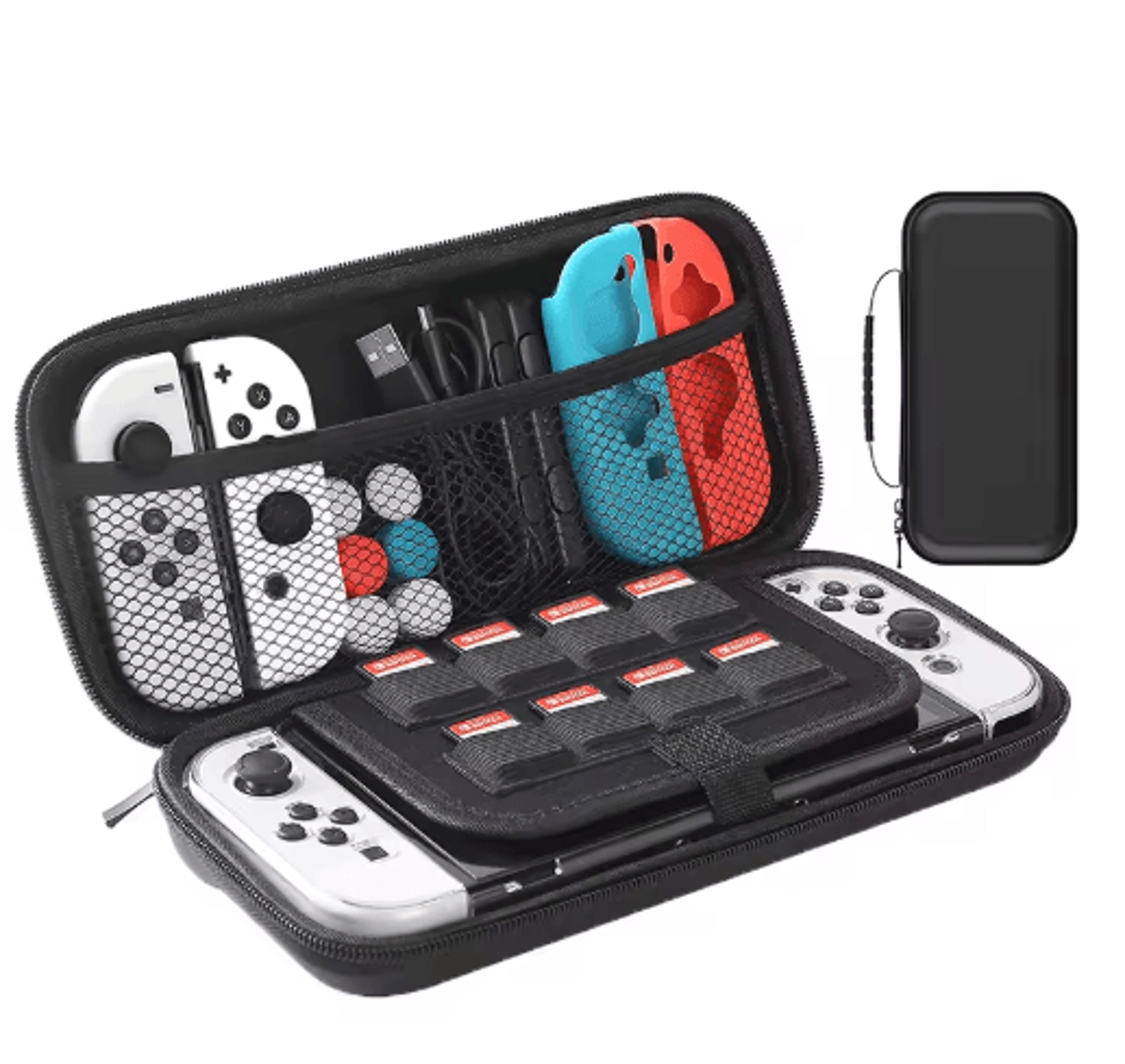 eva hard shell travel case for nintendo switch – portable protective carrying bag