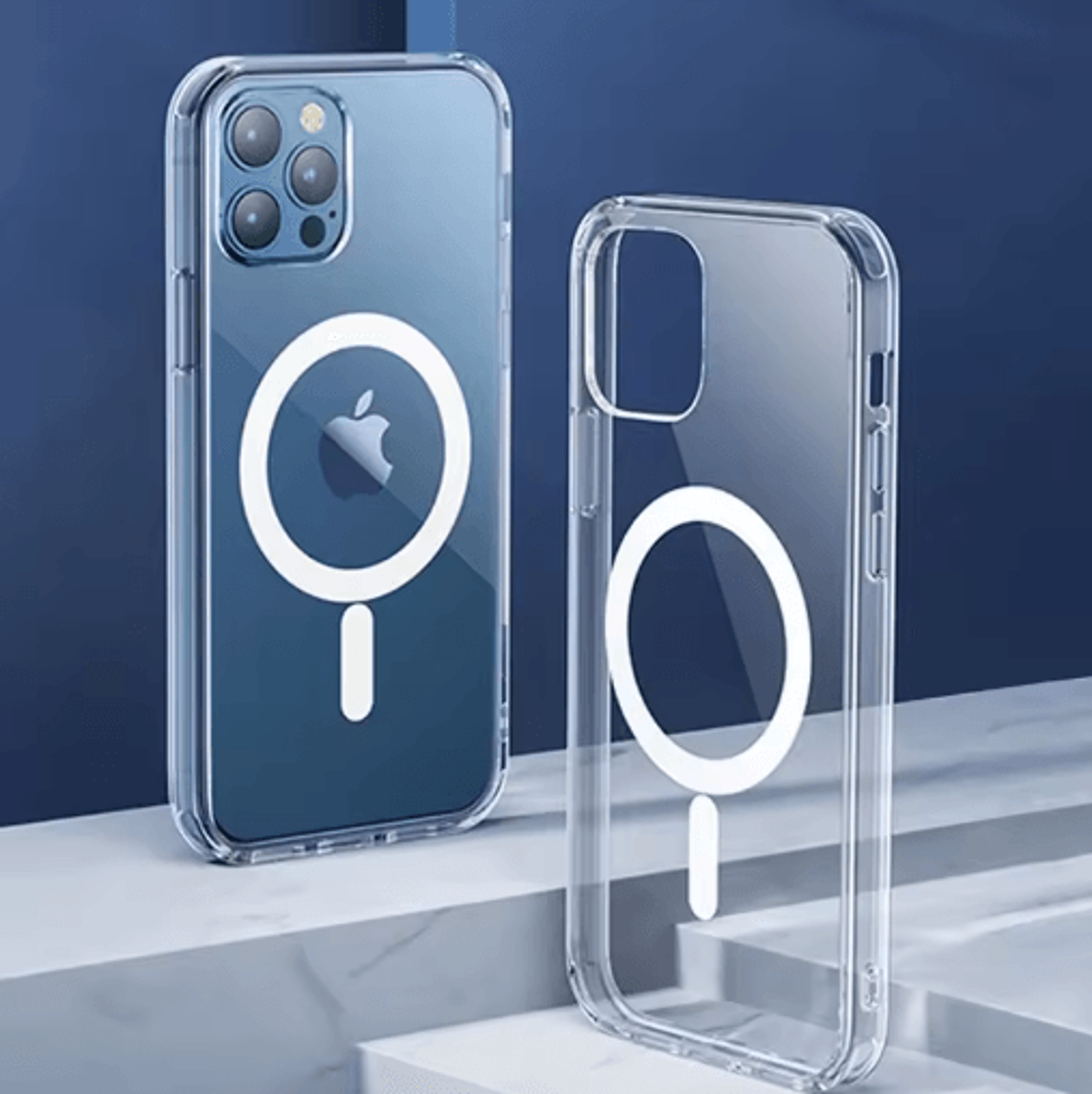 clear magsafe magnetic silicone case transparent wireless charging cover for iphone