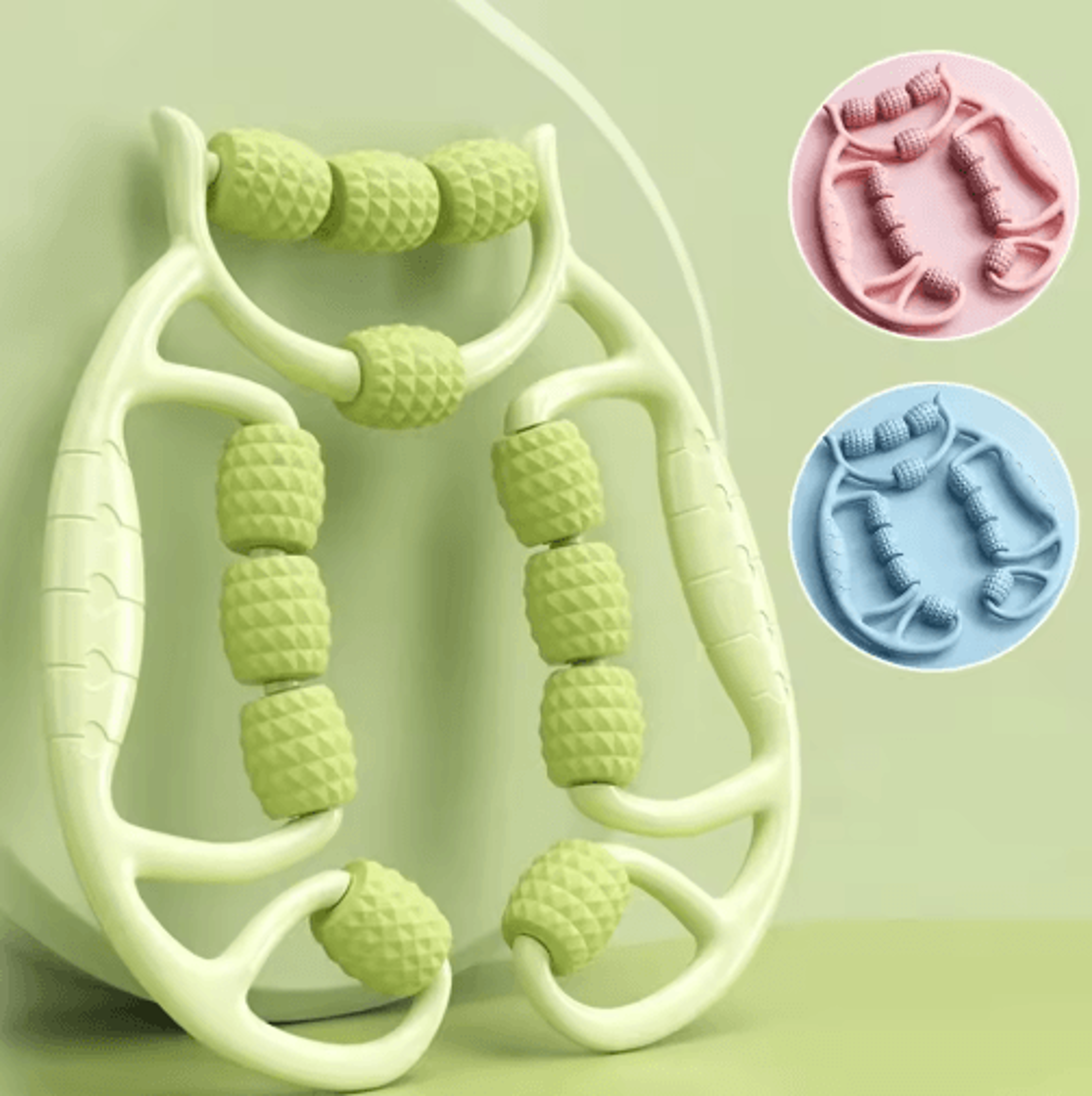 12-round circular leg slimming massager & muscle relaxation clamp