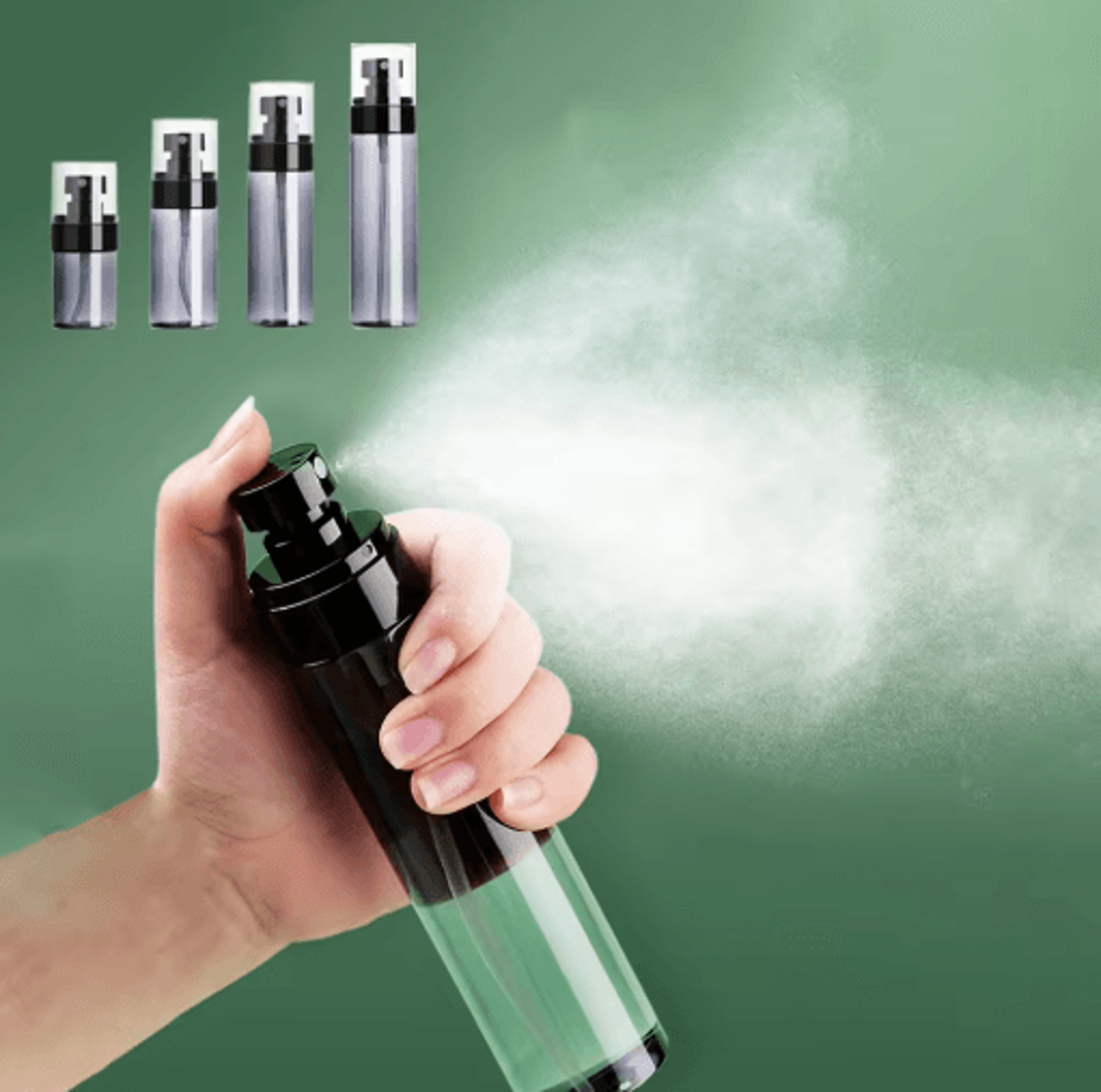 portable ultra-fine mist spray bottle for travel & daily skincare (30–100ml)