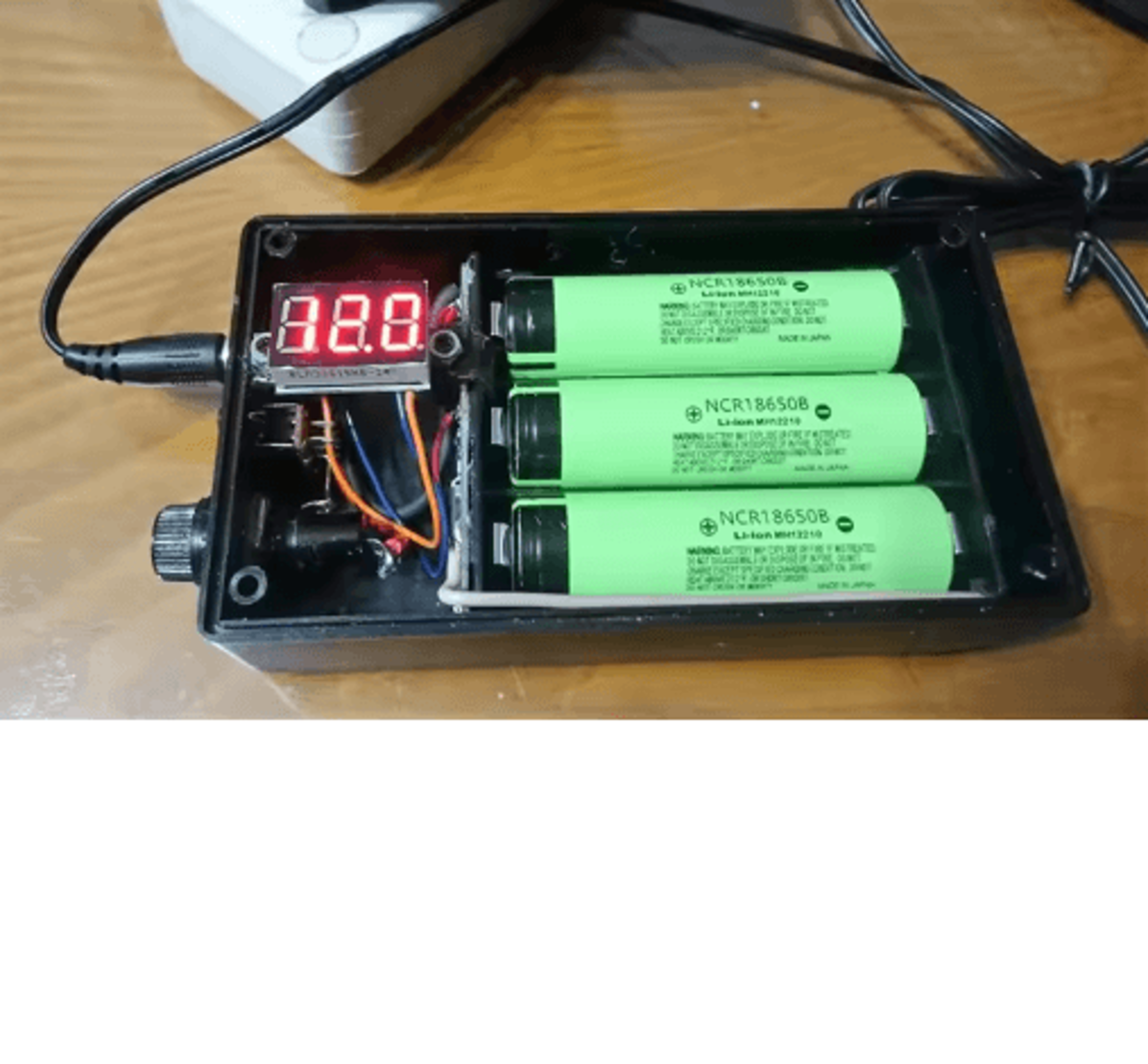 diy abs 18650 battery storage case with hard pin (1–4 slot options)