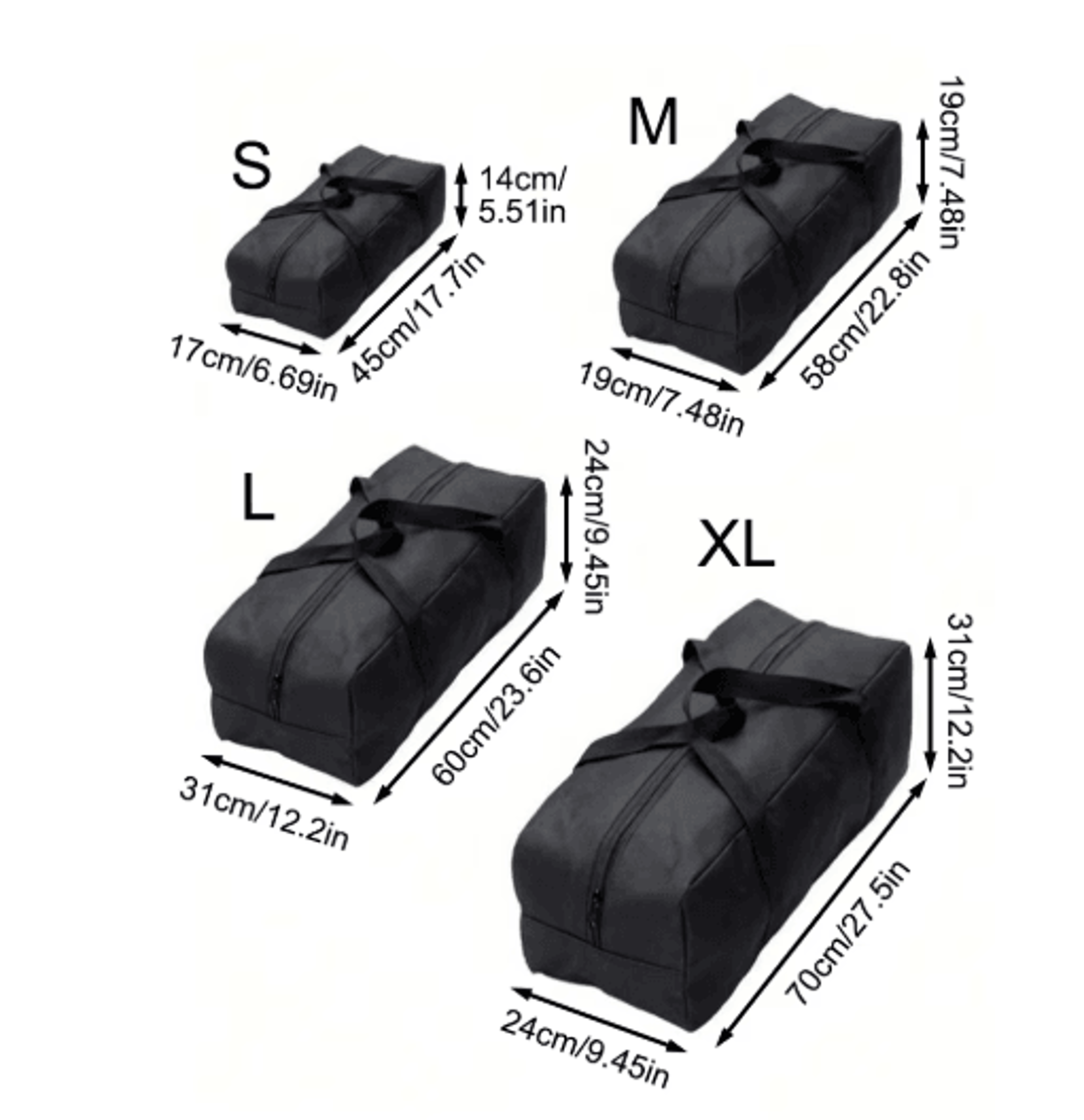 large oxford cloth storage bag heavy duty tool and outdoor gear organizer