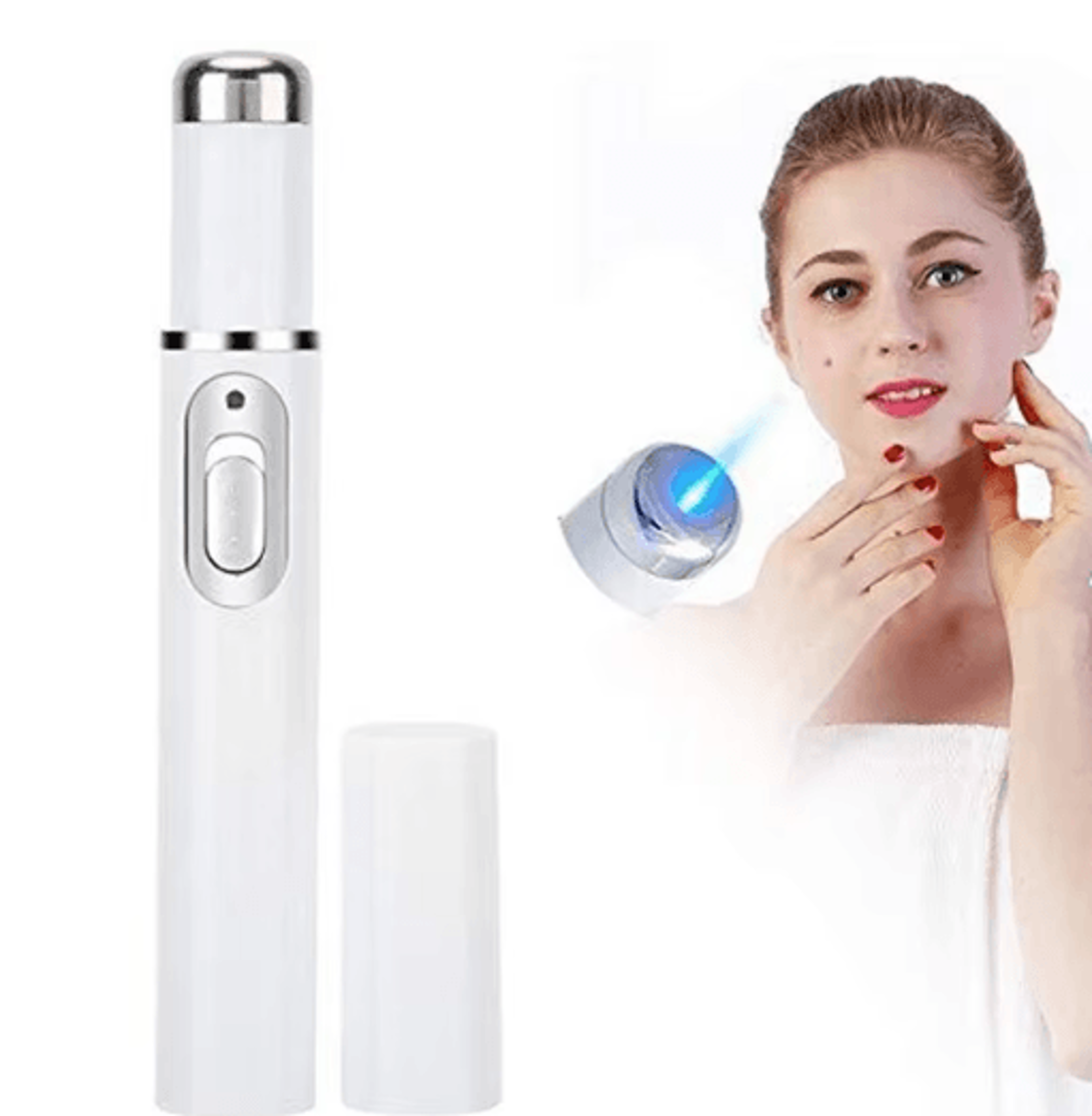 blue light eye massager facial beauty device for brighter smoother eyes