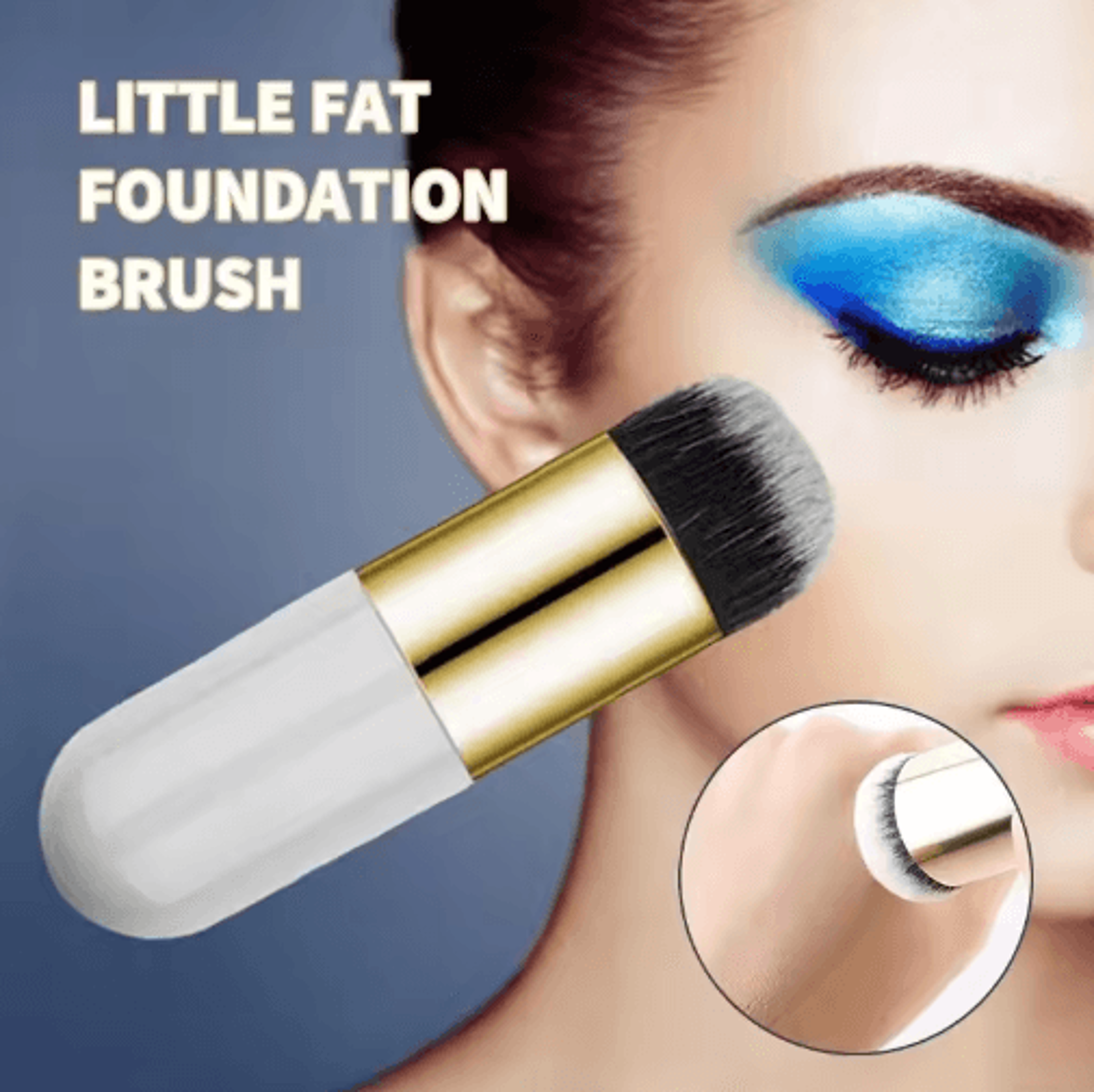 mushroom foundation makeup brush no-streak bb cream & liquid brush