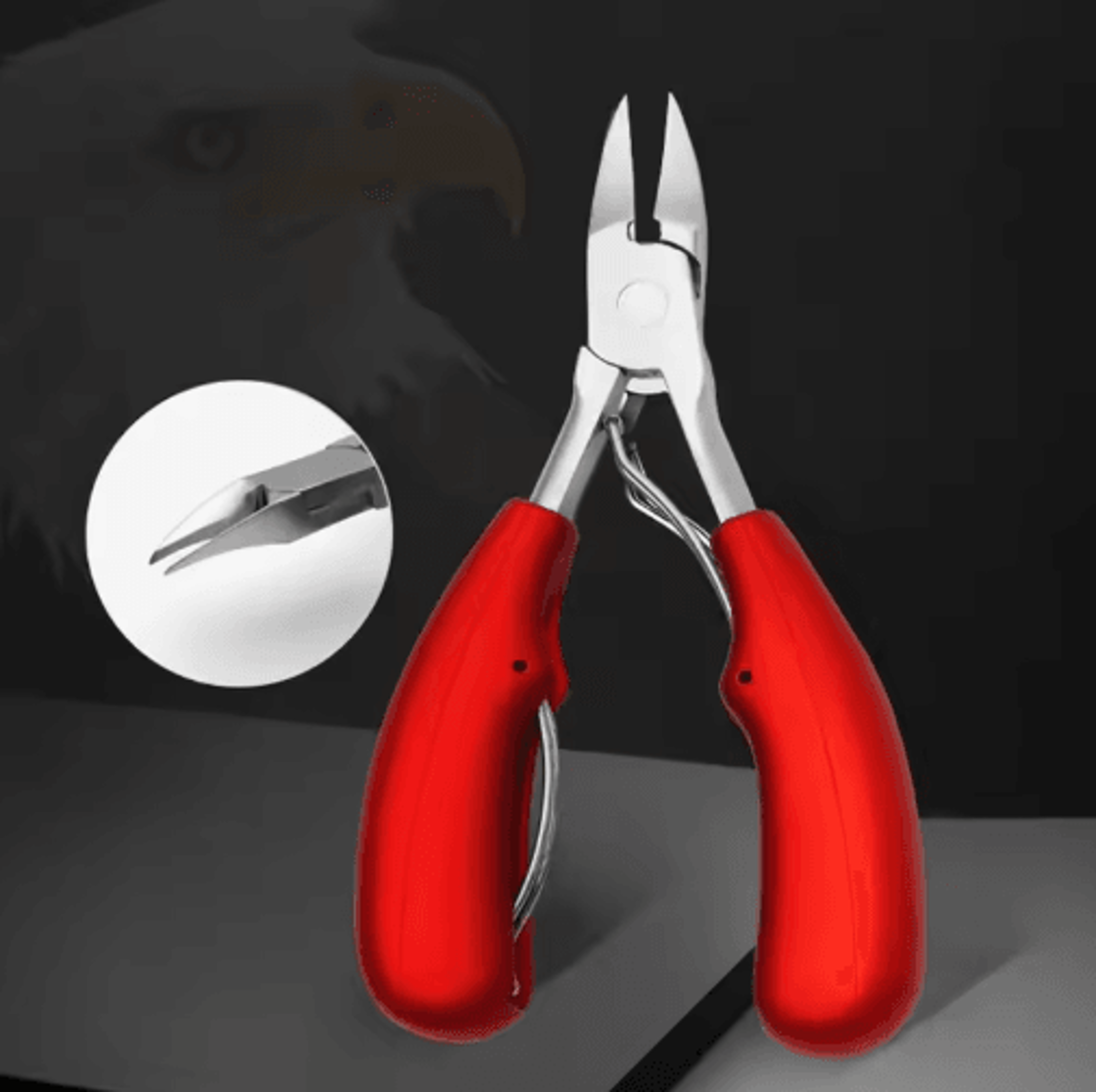 stainless steel cuticle nail scissors precision olecranon tip manicure tool