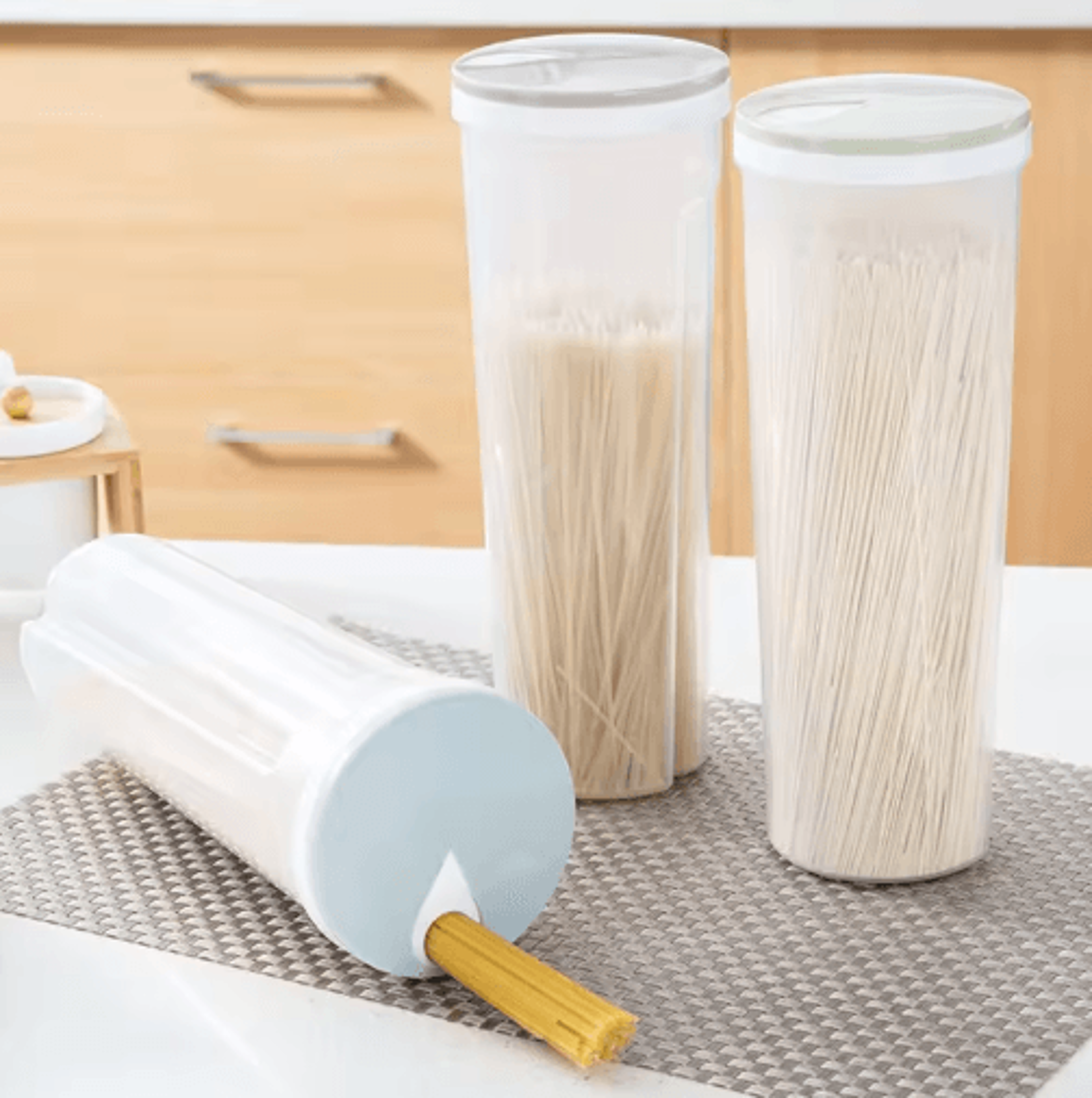 airtight food storage box leakproof sealed container for cereal, pasta & grains