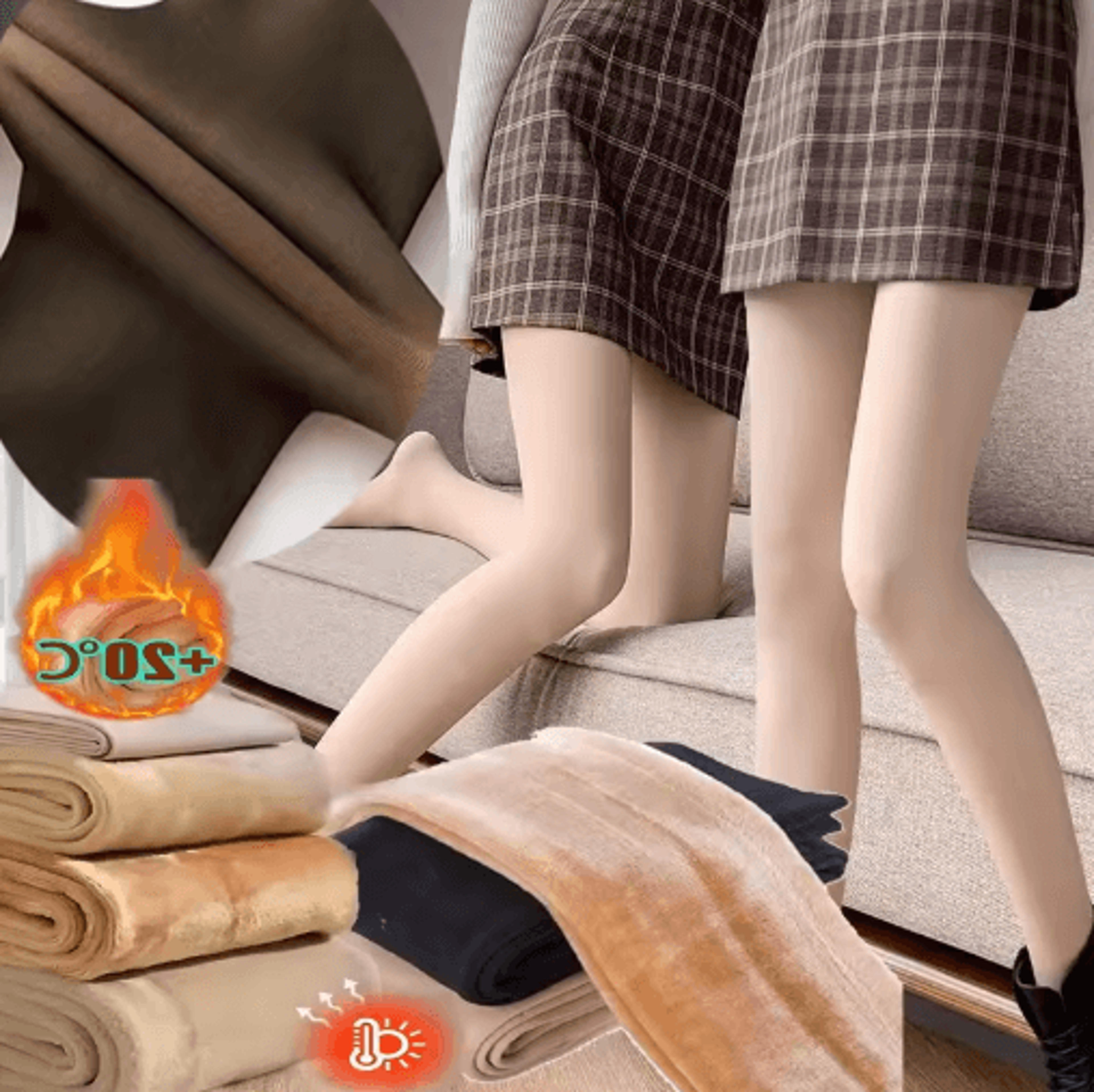 2-size down compression pantyhose for women – butt lift & leg shaper
