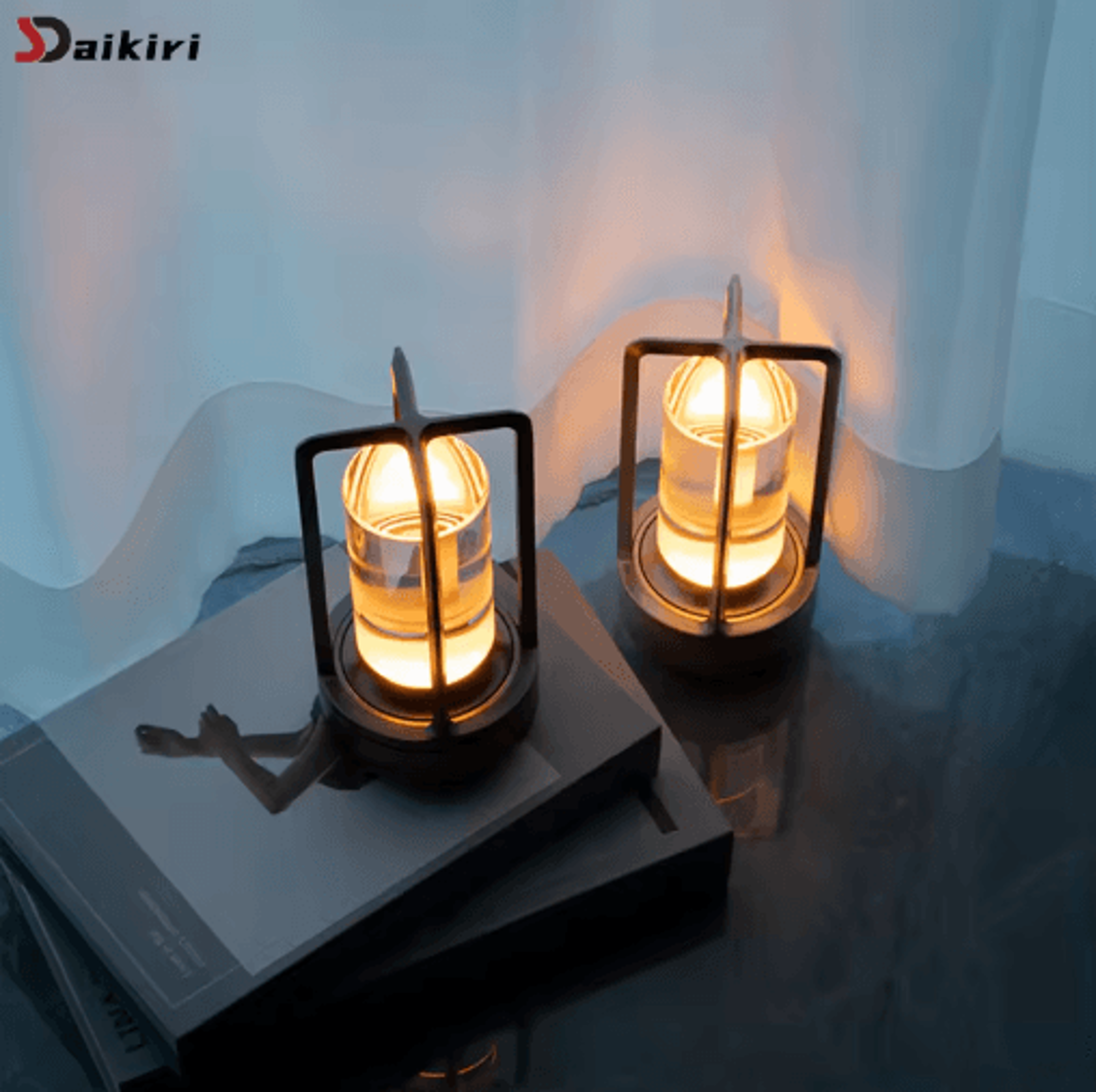 rechargeable crystal led touch table lamp in aluminum alloy