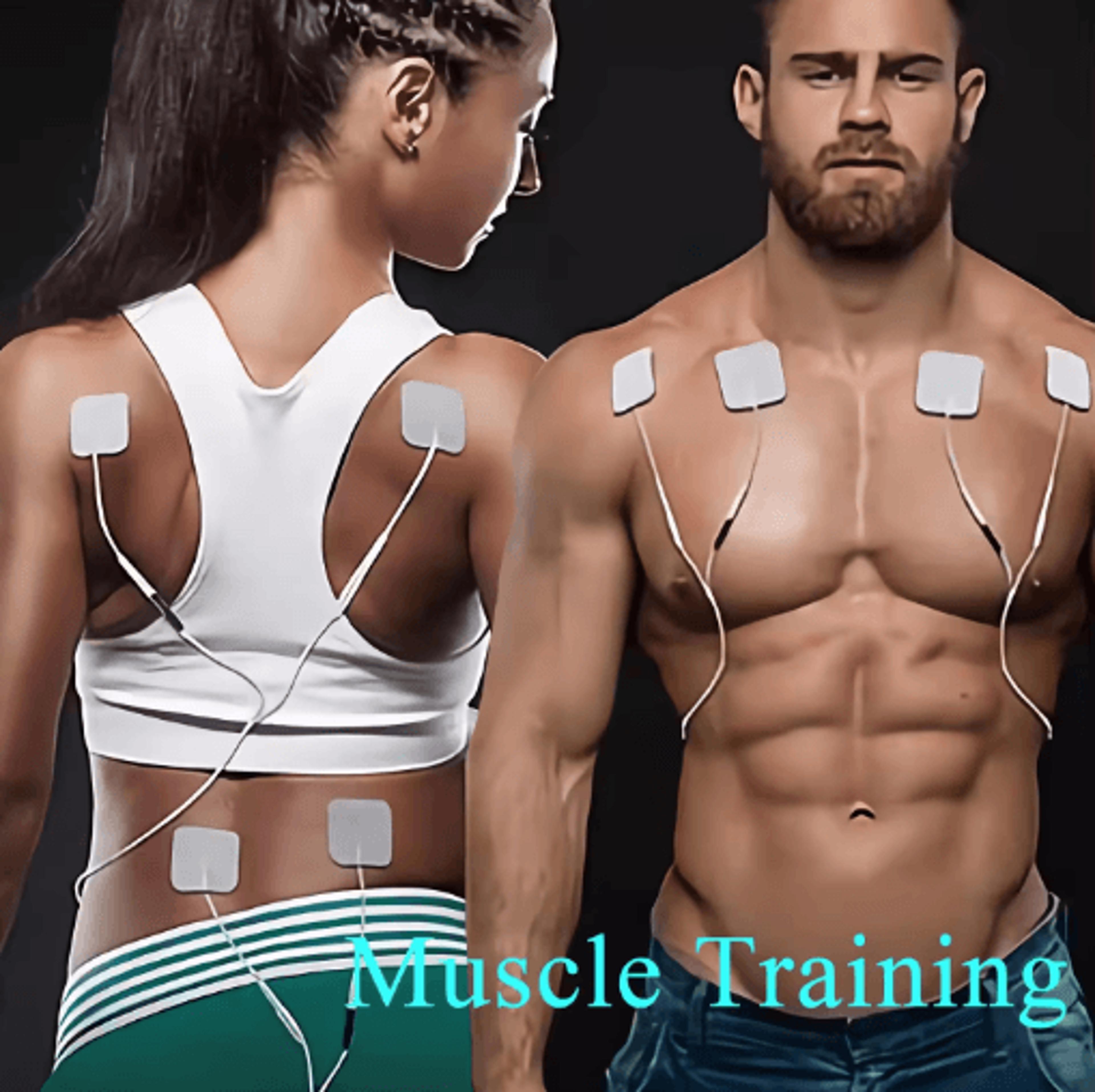 4-in-1 electric muscle stimulator with ift, russ, tens & high-frequency modes