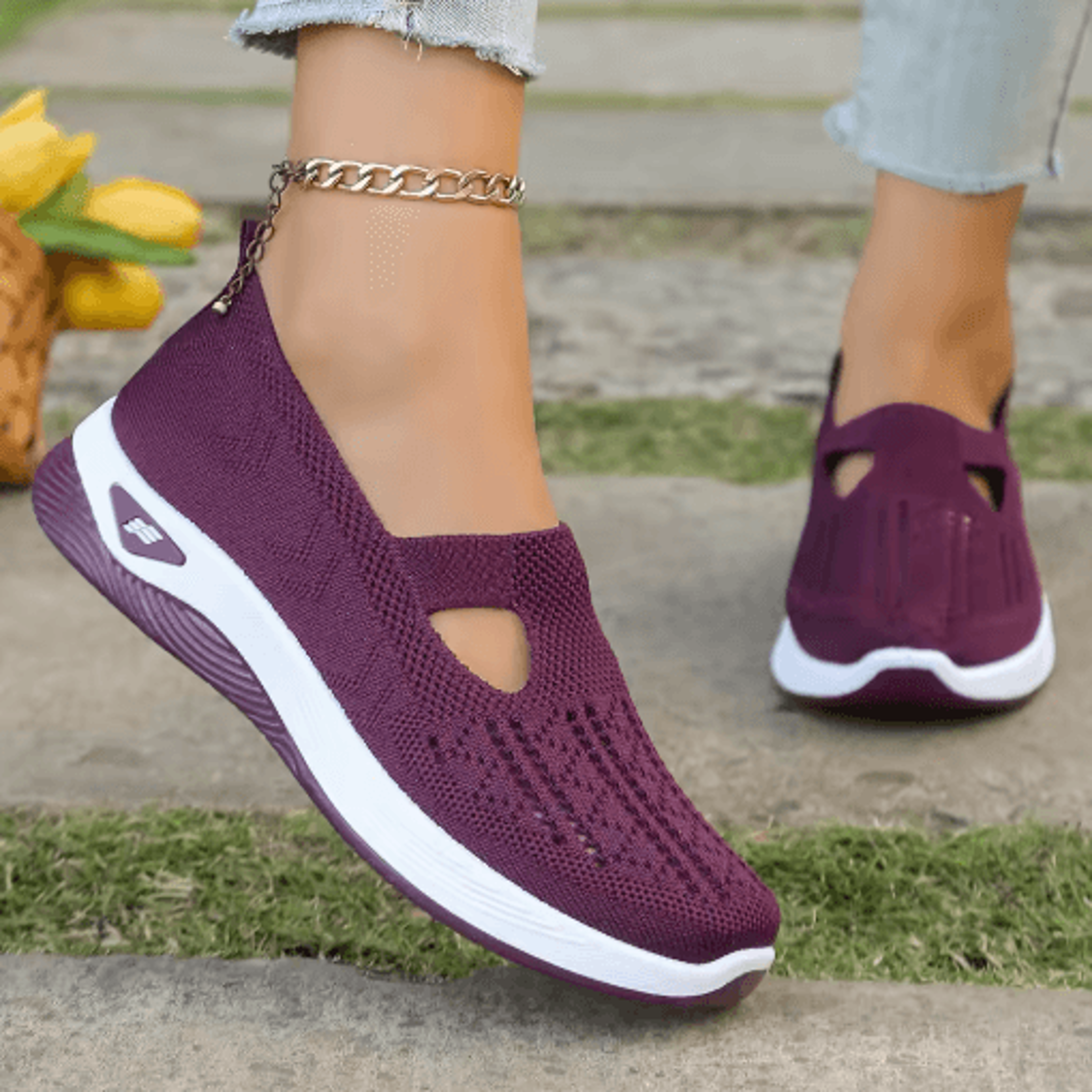 womens casual lightweight flat sneakers for summer and all seasons