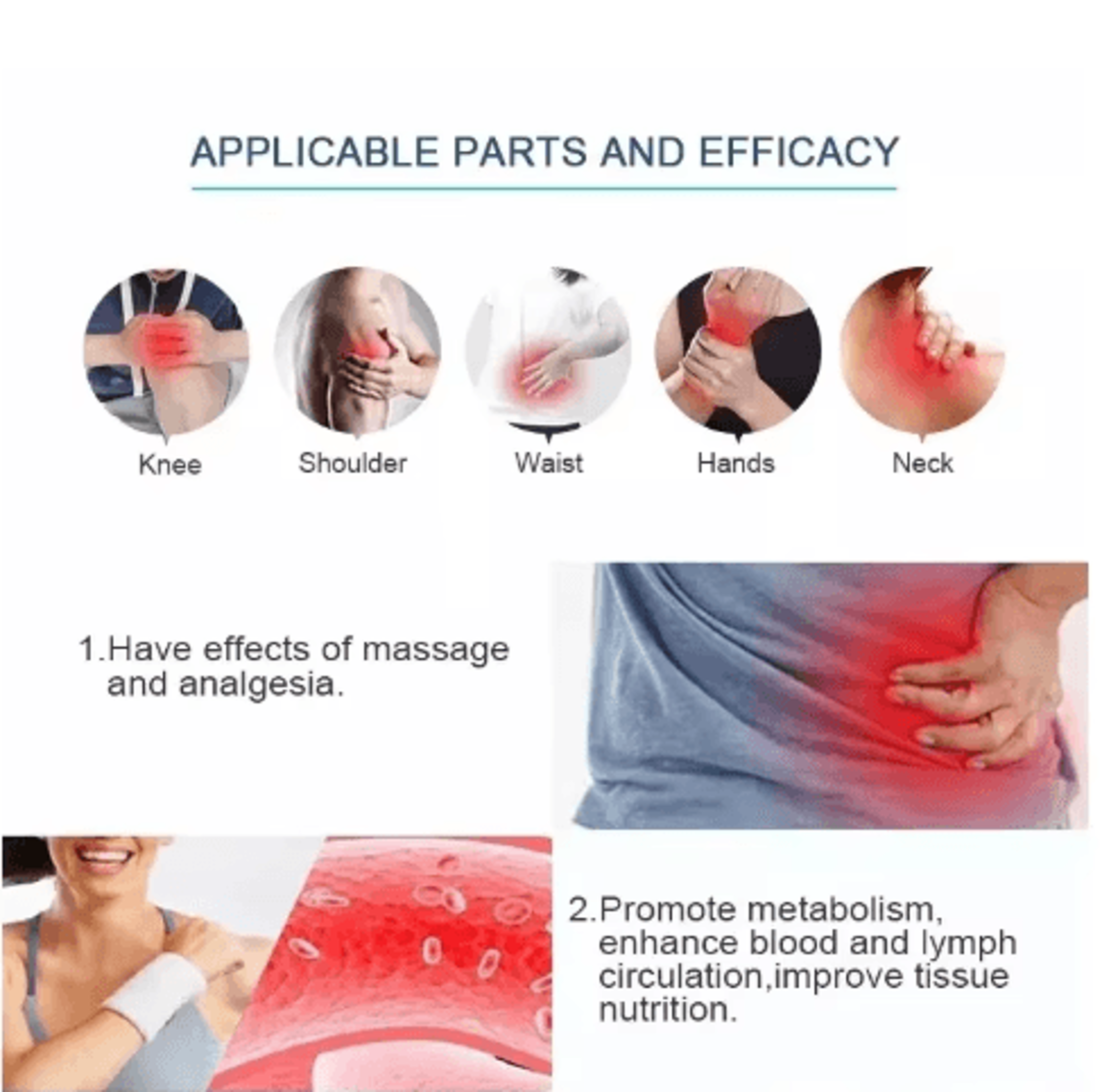 1mhz ultrasound physiotherapy massage device for muscle and joint care