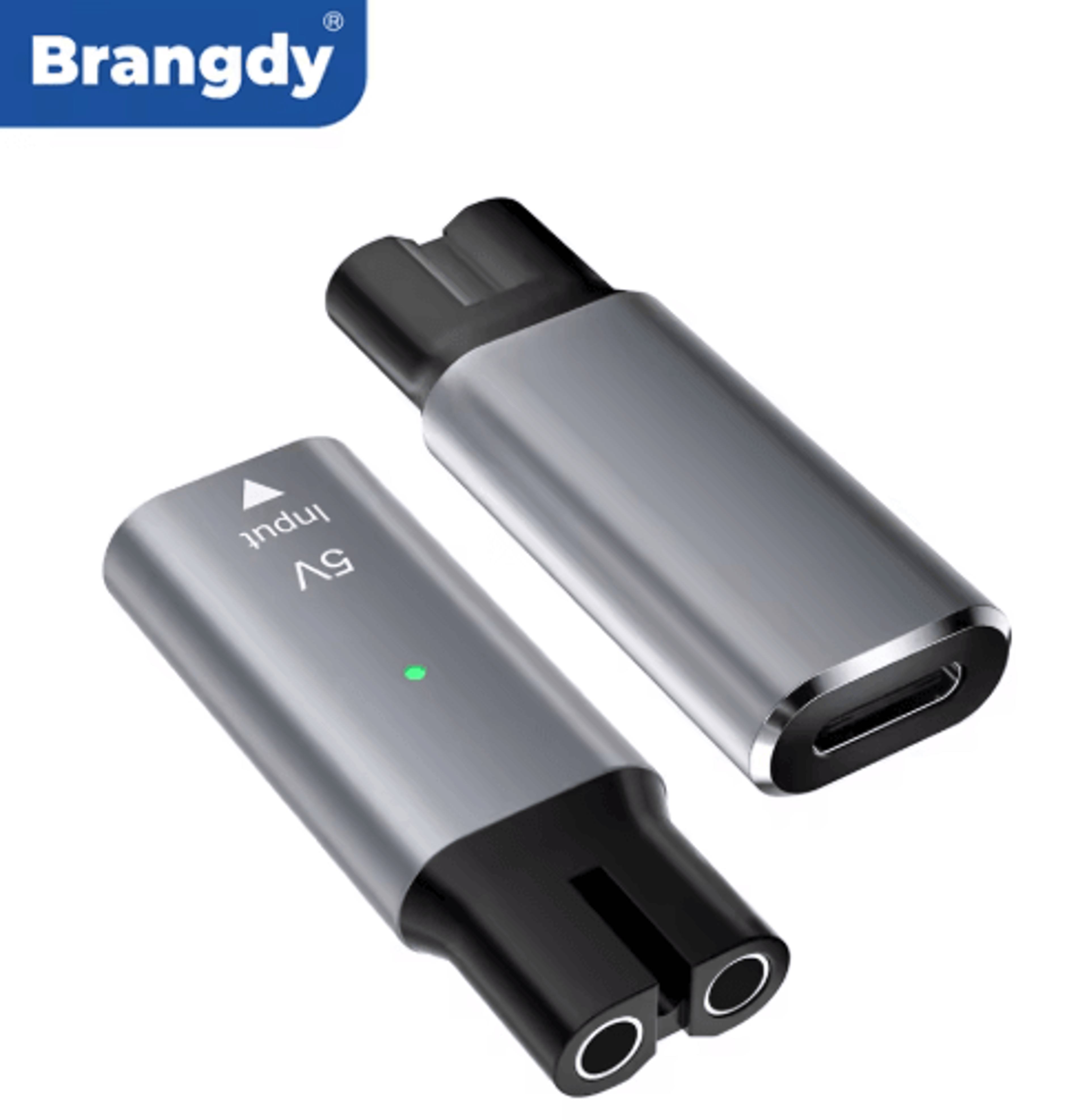 brangdy type-c shaver charger converter for philips oneblade – 5v usb-c adapter