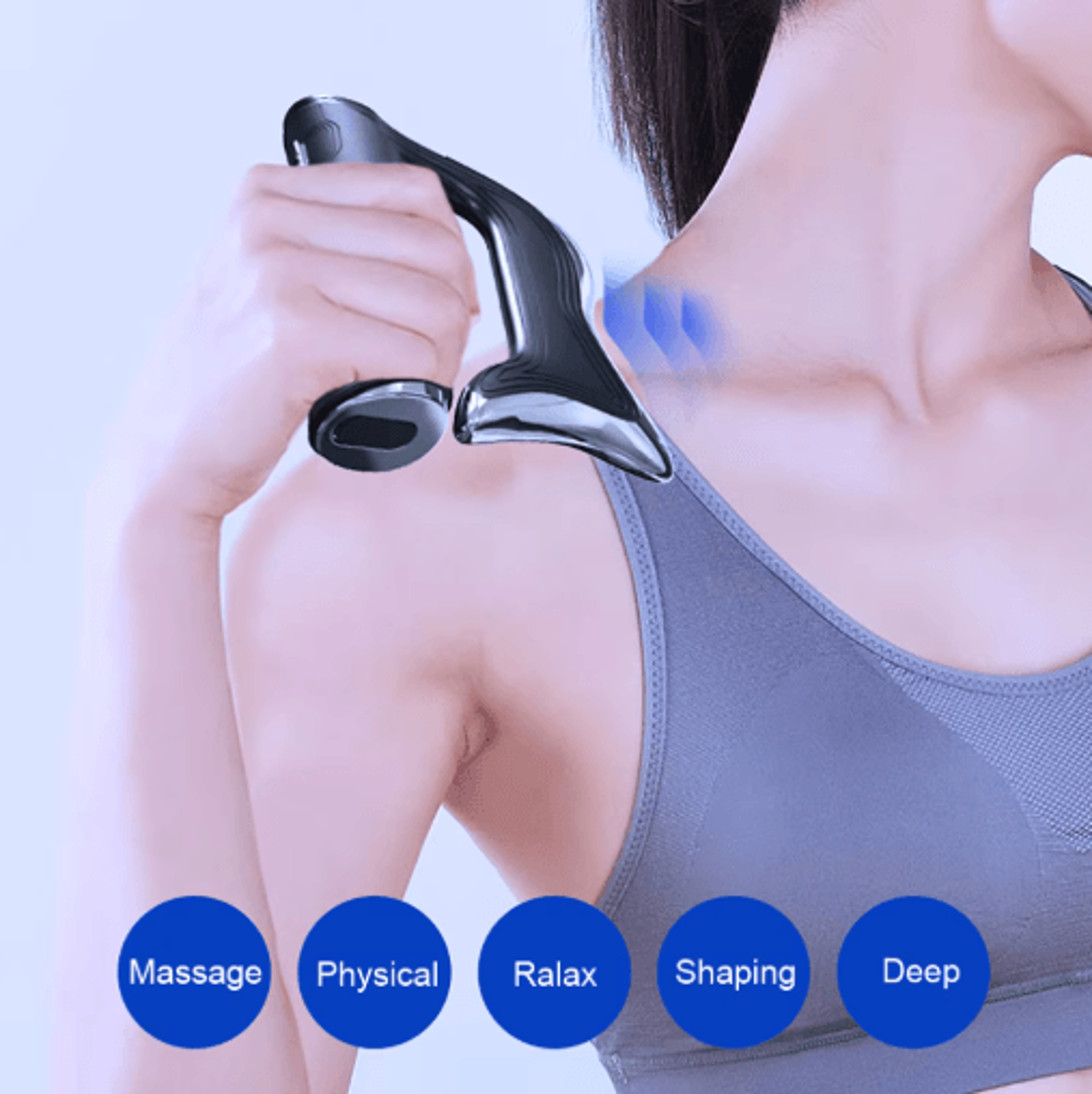 electric fascia massage knife with vibration – hyperblade body sculpting tool