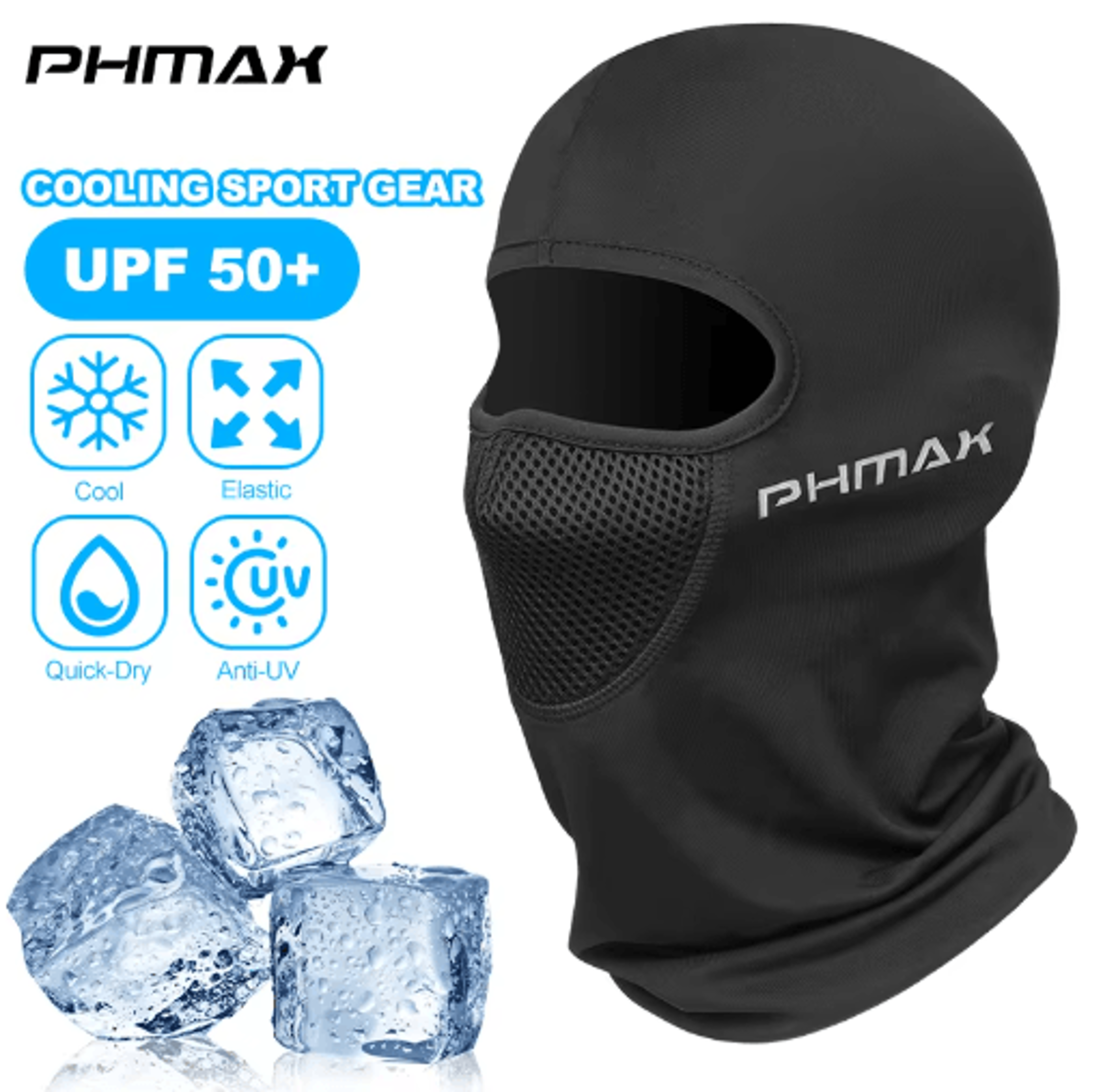 phmax windproof motorcycle balaclava mask for all-weather riding