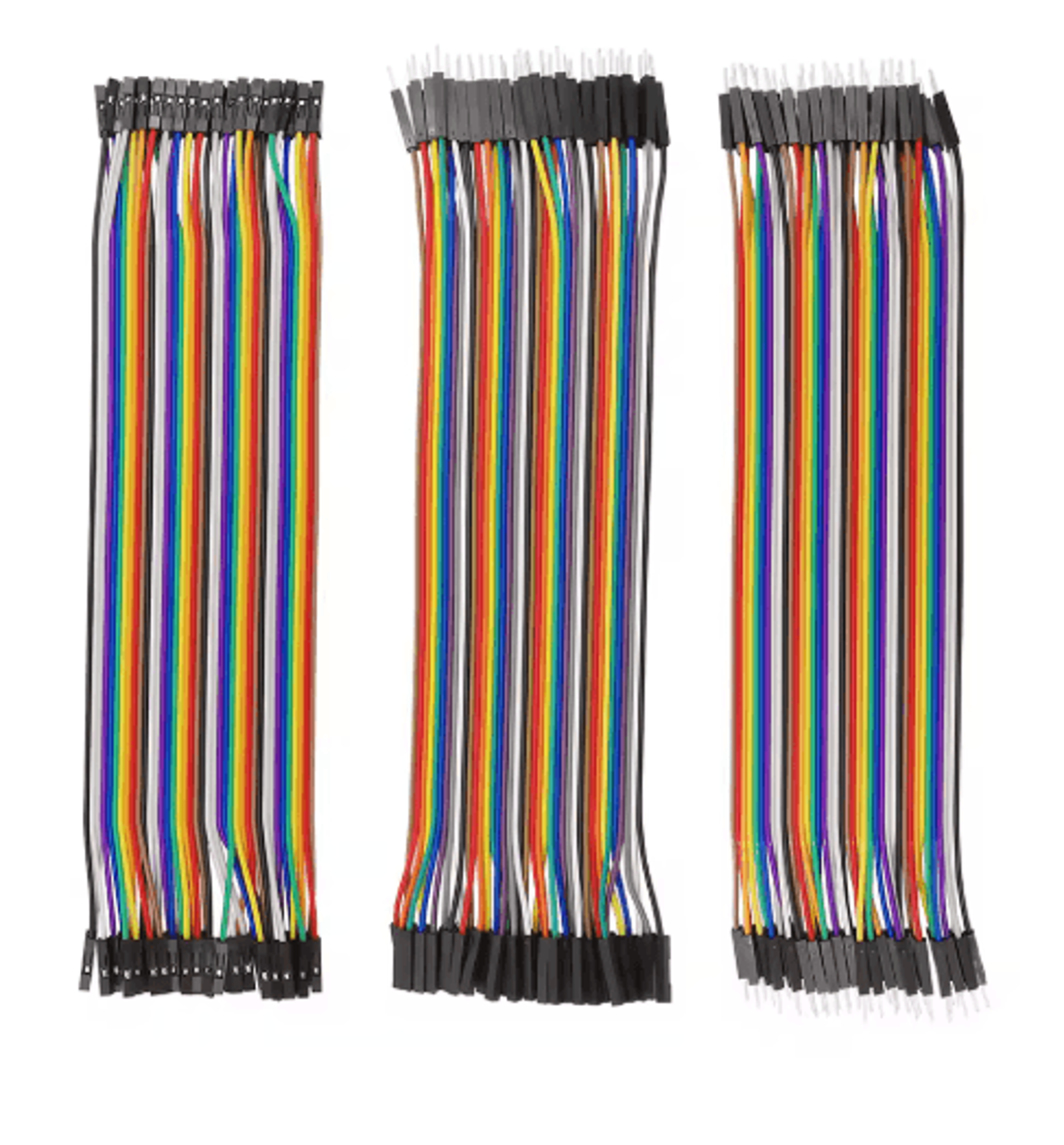 40-pin breadboard jumper wire ribbon cable for arduino & diy projects