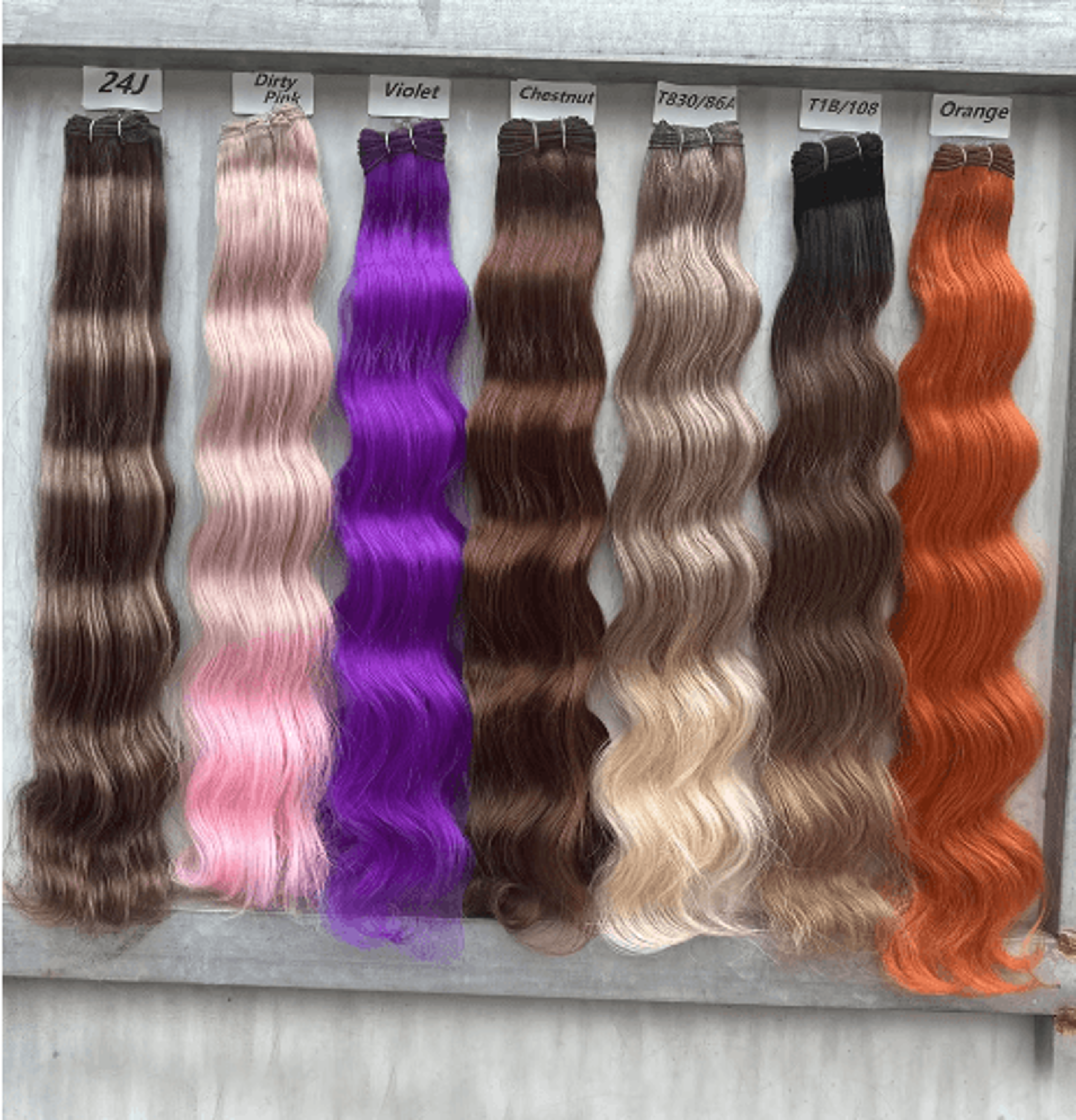 magicae 30 inch ombre body wave synthetic hair extension bundle 200g