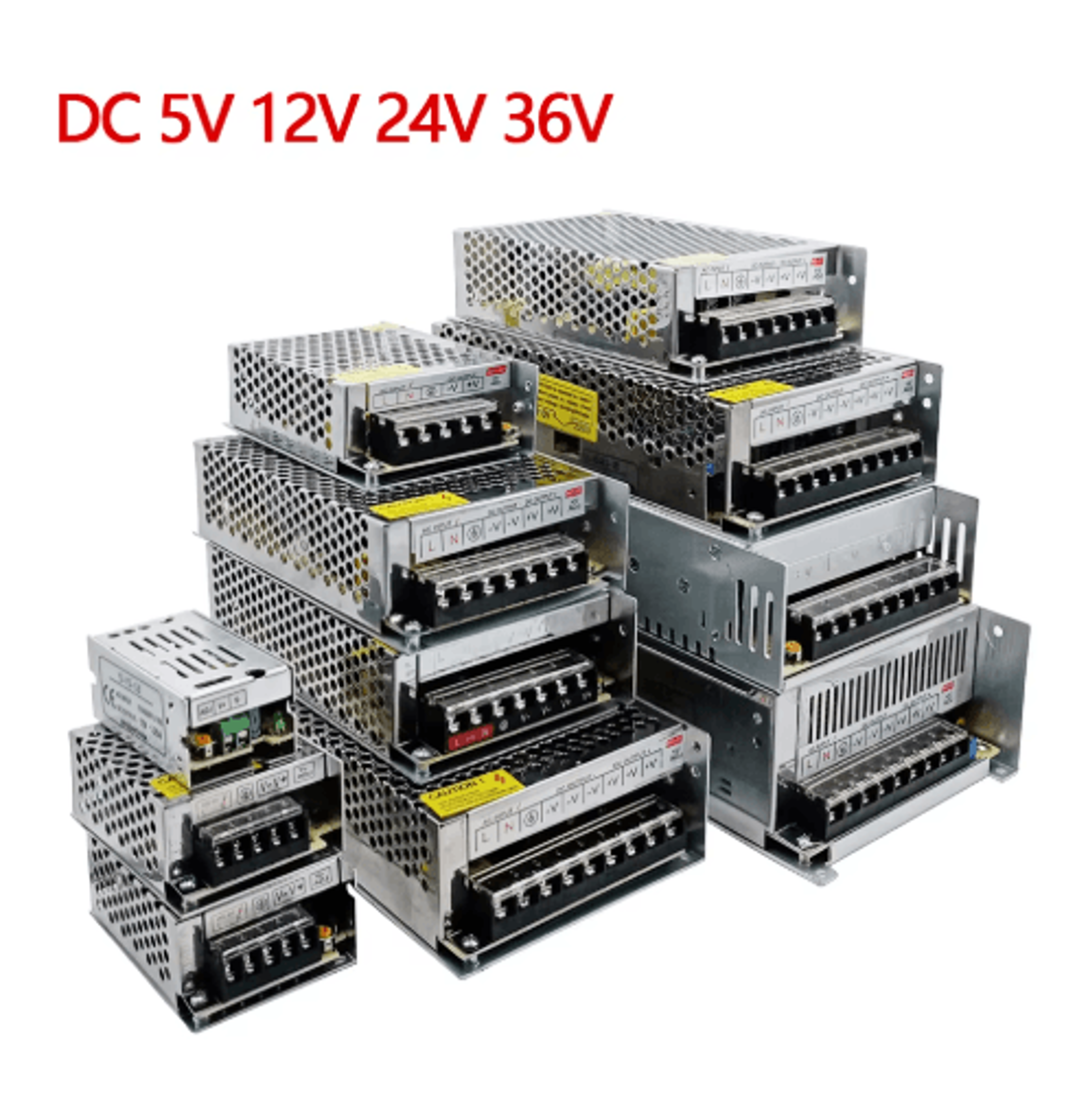 ac 220v to dc 5v / 12v / 24v / 36v switching power supply smps (1a–30a)
