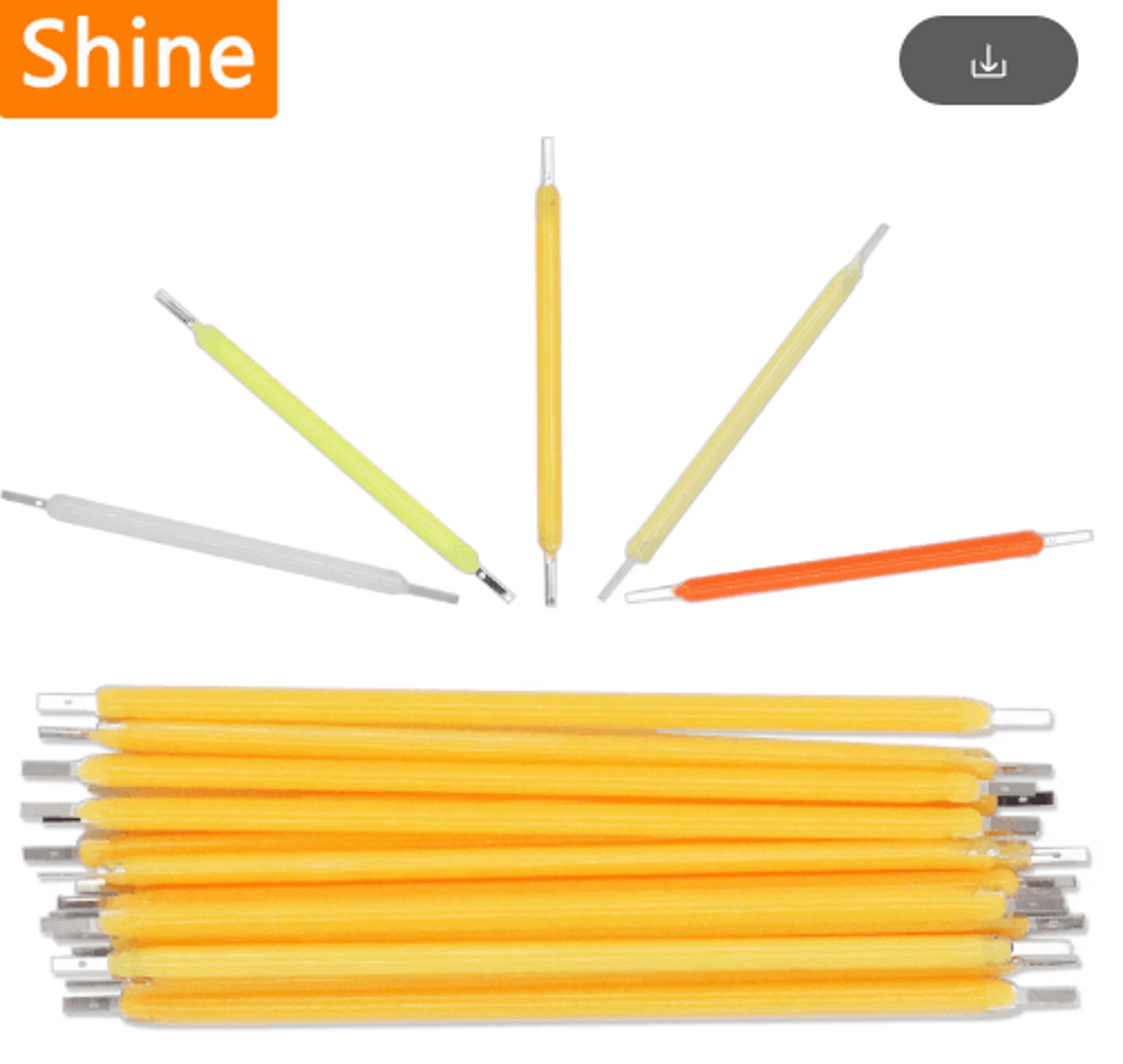 vintageglow cob led filament edison bulb replacement set (10-pack)