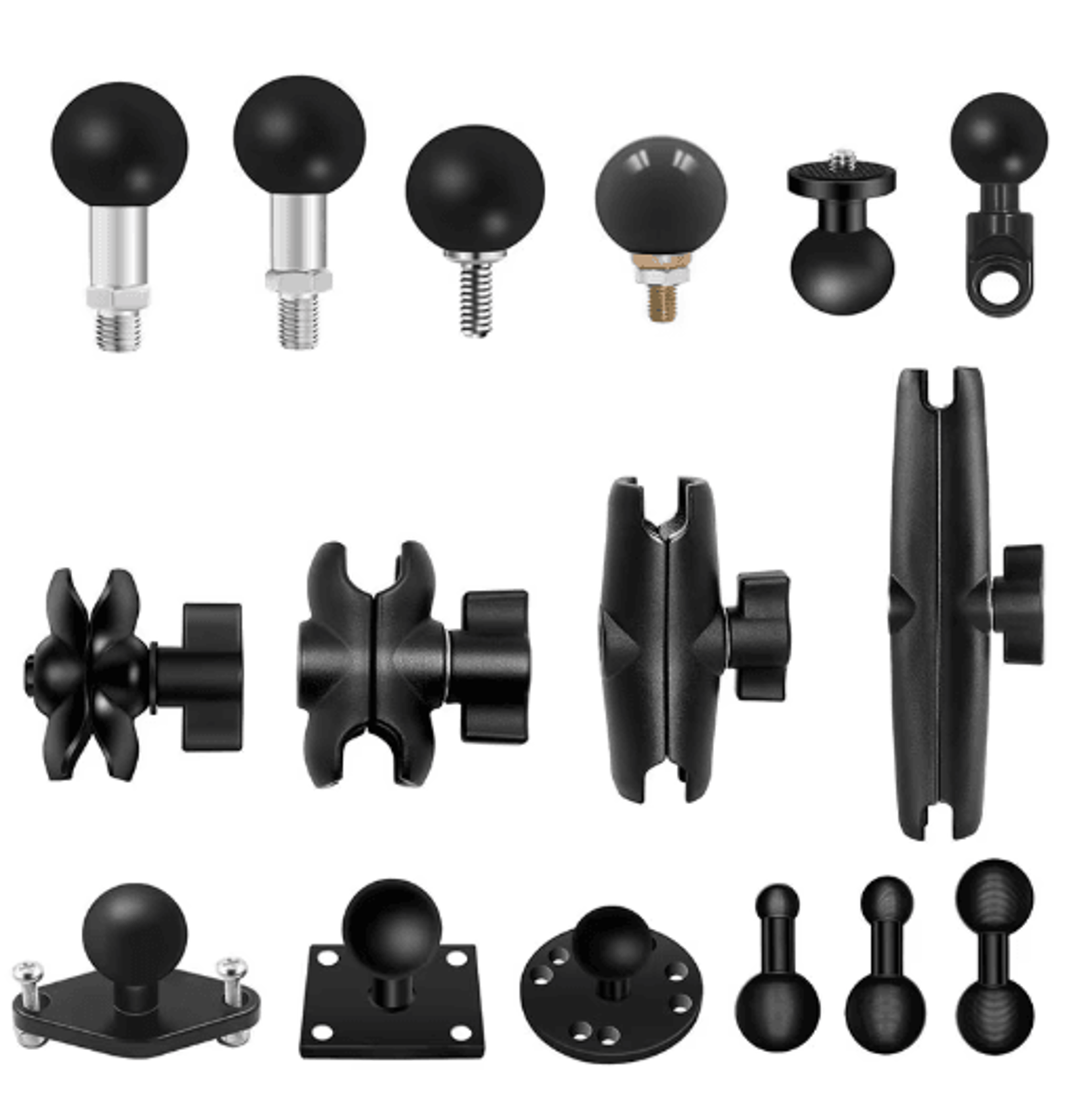 flexride 1-inch ball head gps & camera mount with 10mm base