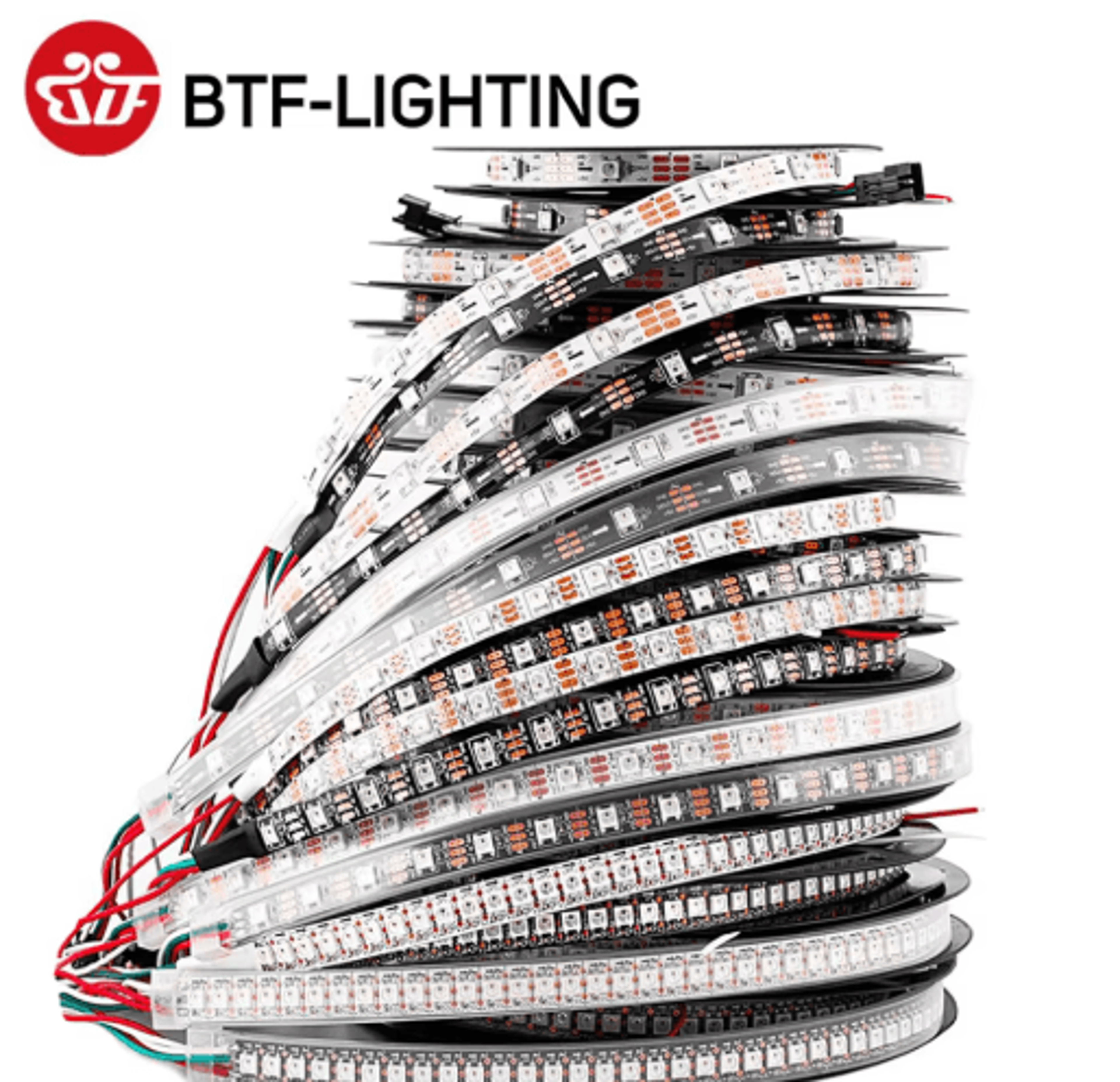 pixelflow ws2812b rgb individually addressable led strip dc5v