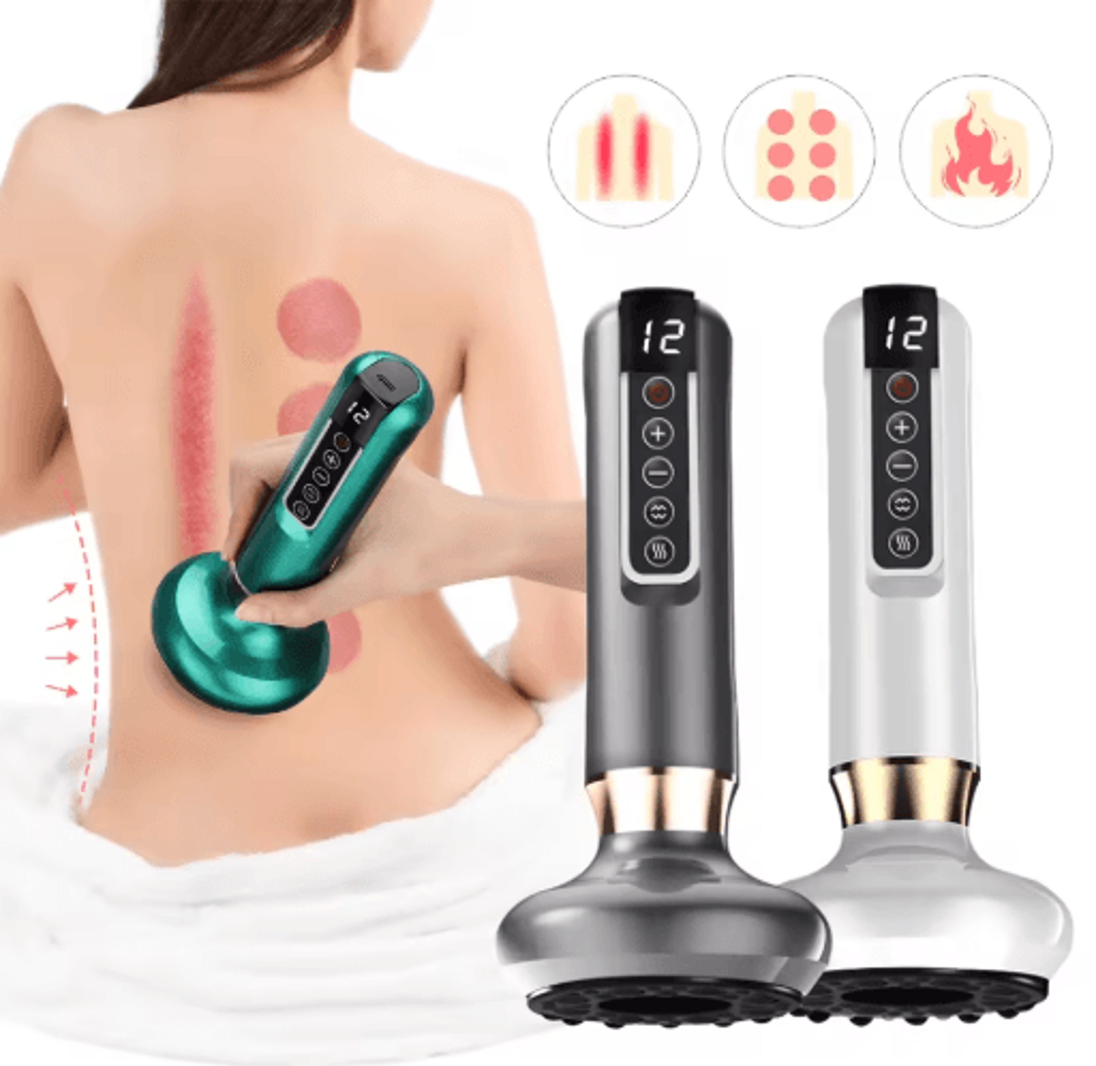 vitacupp electric suction cupping therapy and gua sha massage set