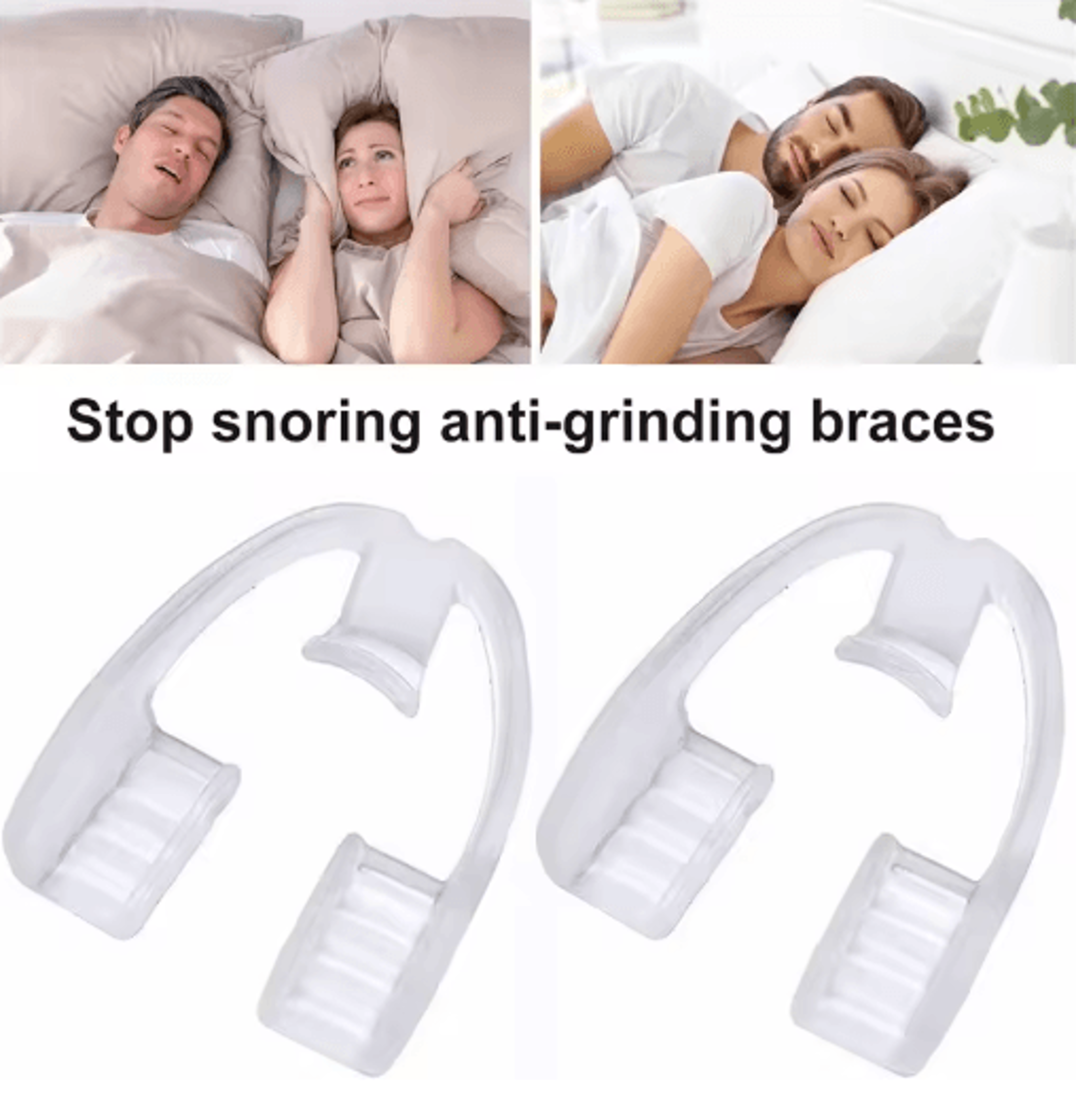 bruxism mouth guard for sleep – teeth grinding & clenching protection set (1/2/5 pcs)