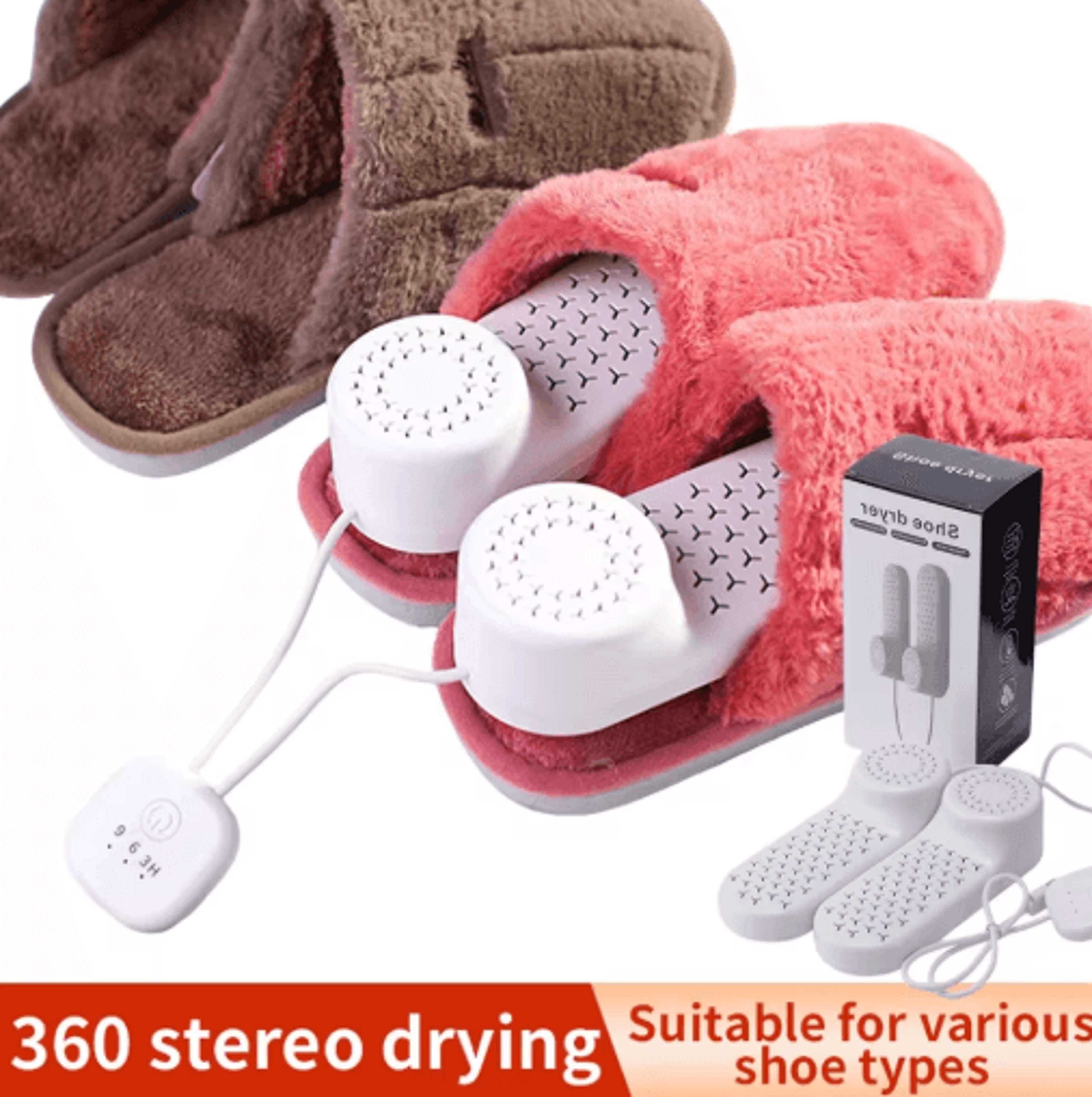 smart shoes dryer machine with timer – constant temperature fast dryer & deodorizer