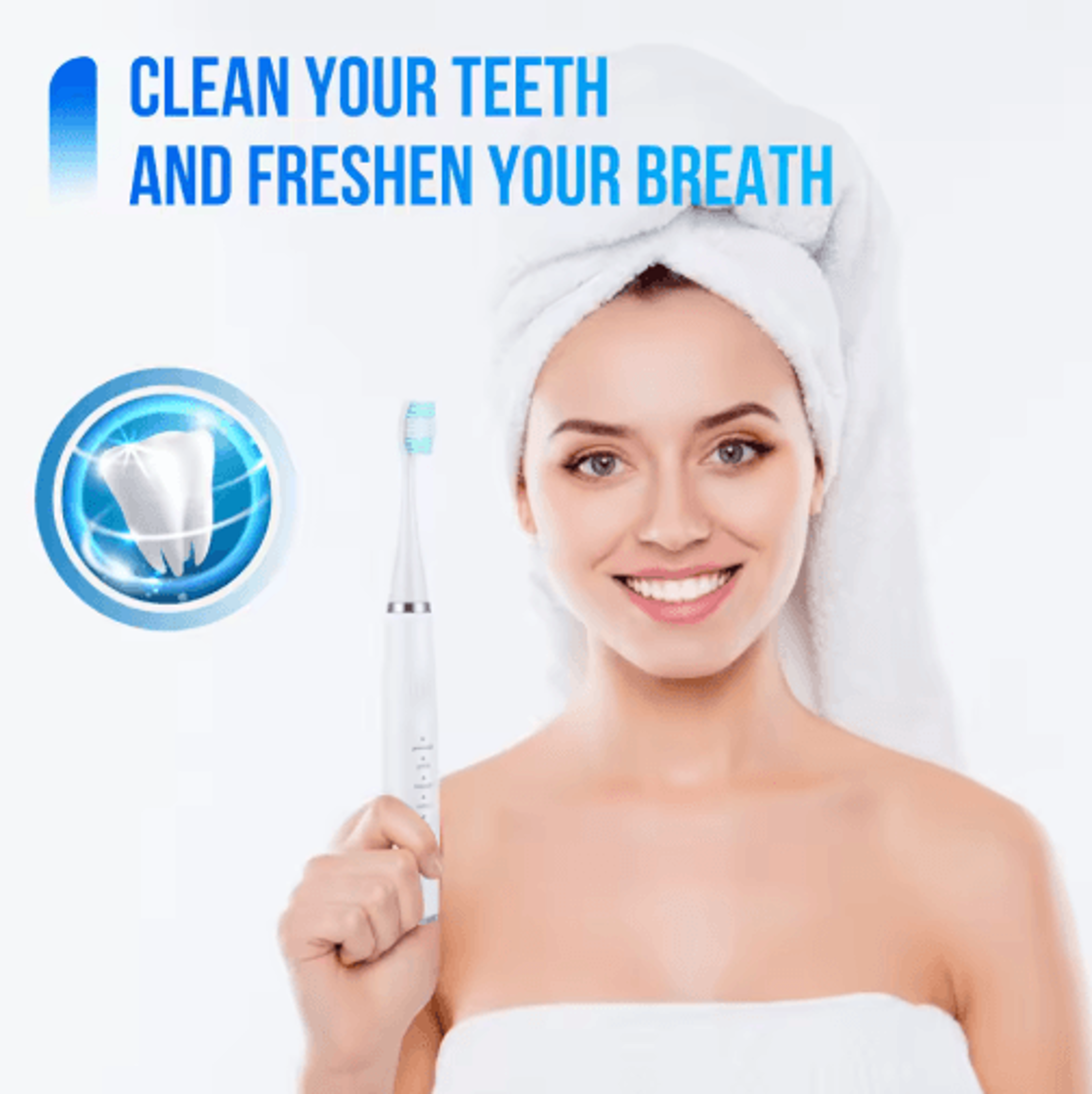 sonic electric toothbrush teeth whitening kit – dental cleaner for coffee & tea stain removal