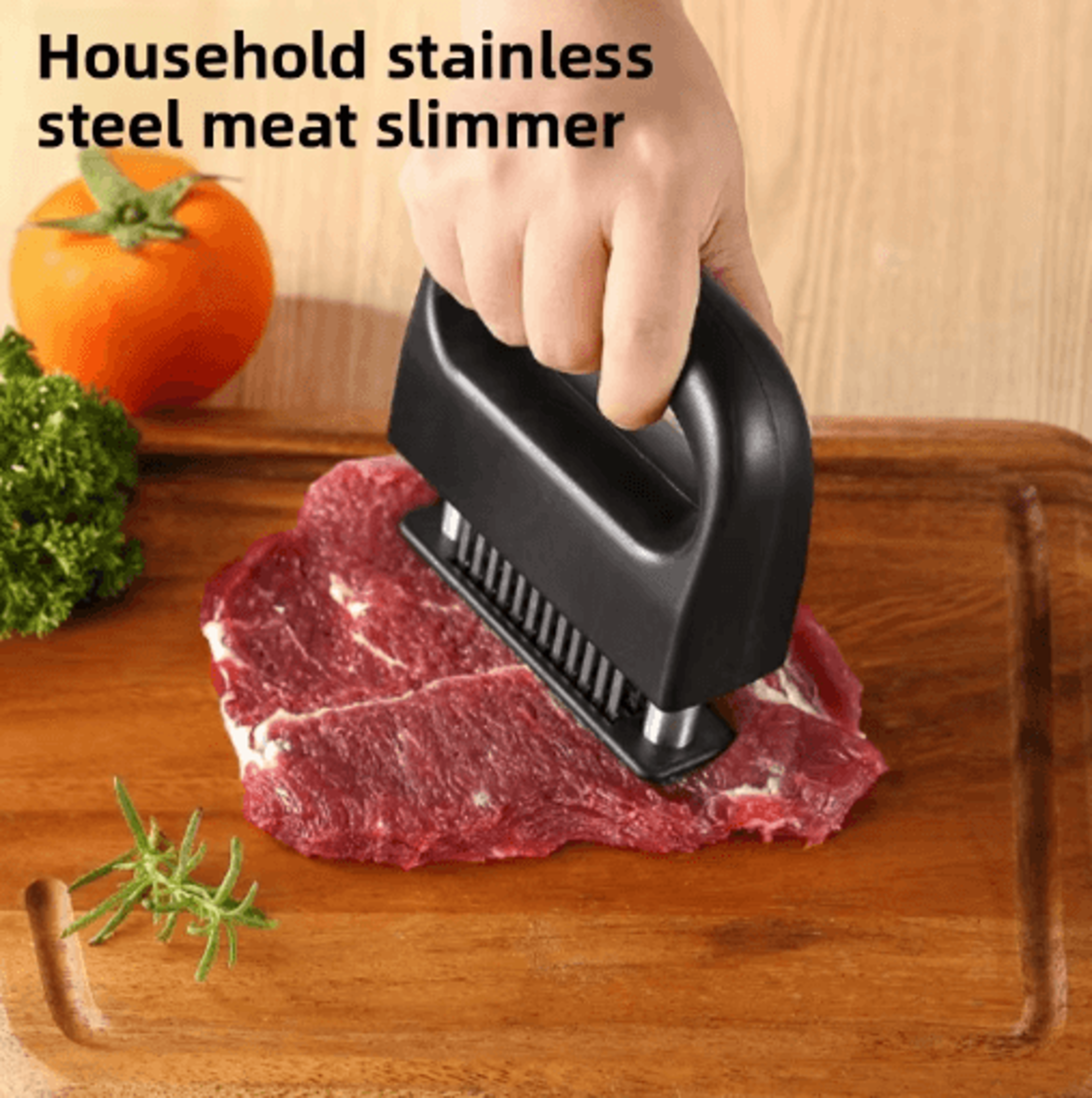 48 needle meat tenderizer tool for juicy flavorful steaks