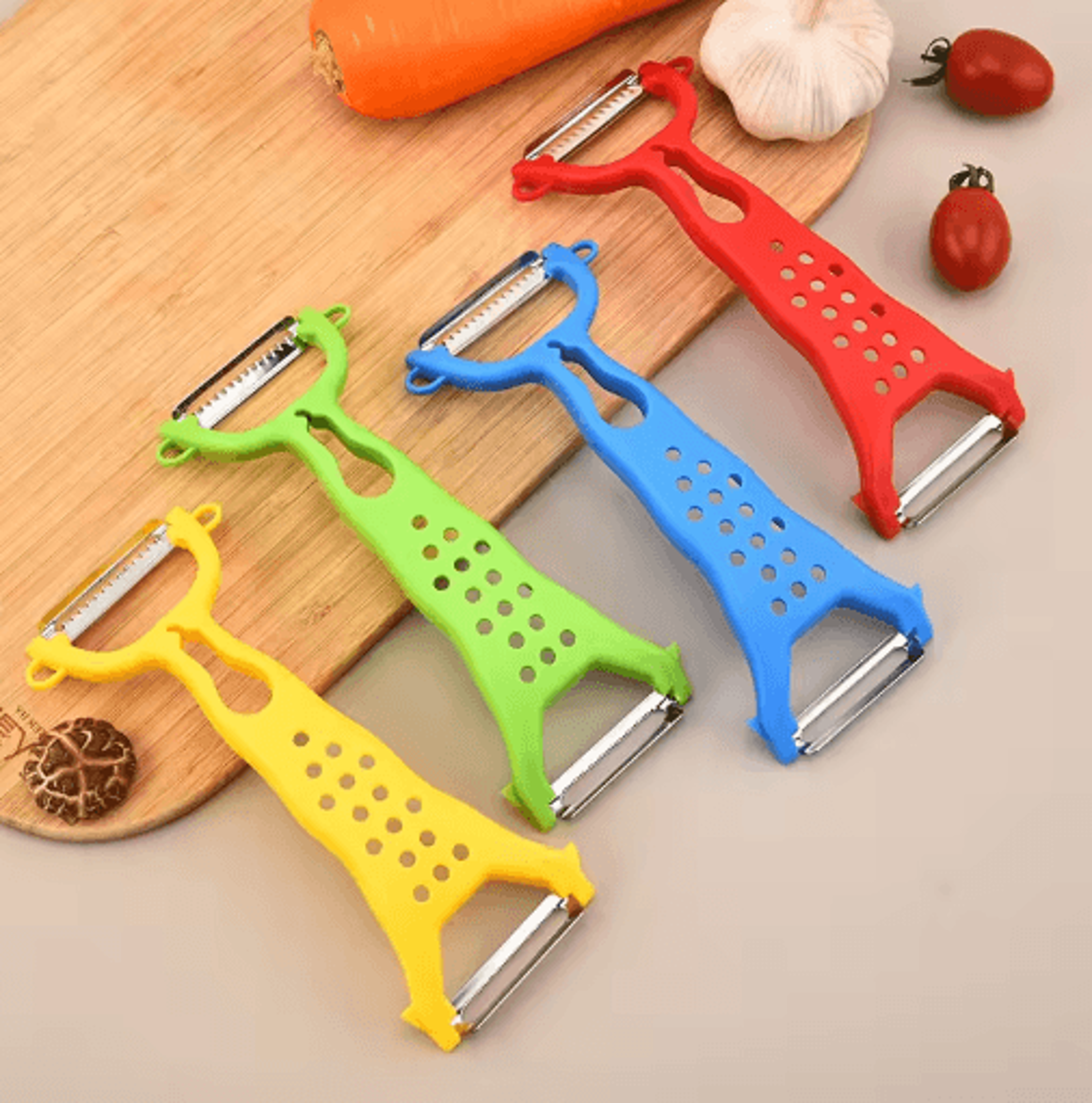 handheld carrot grater and vegetable cutter with wire slicer
