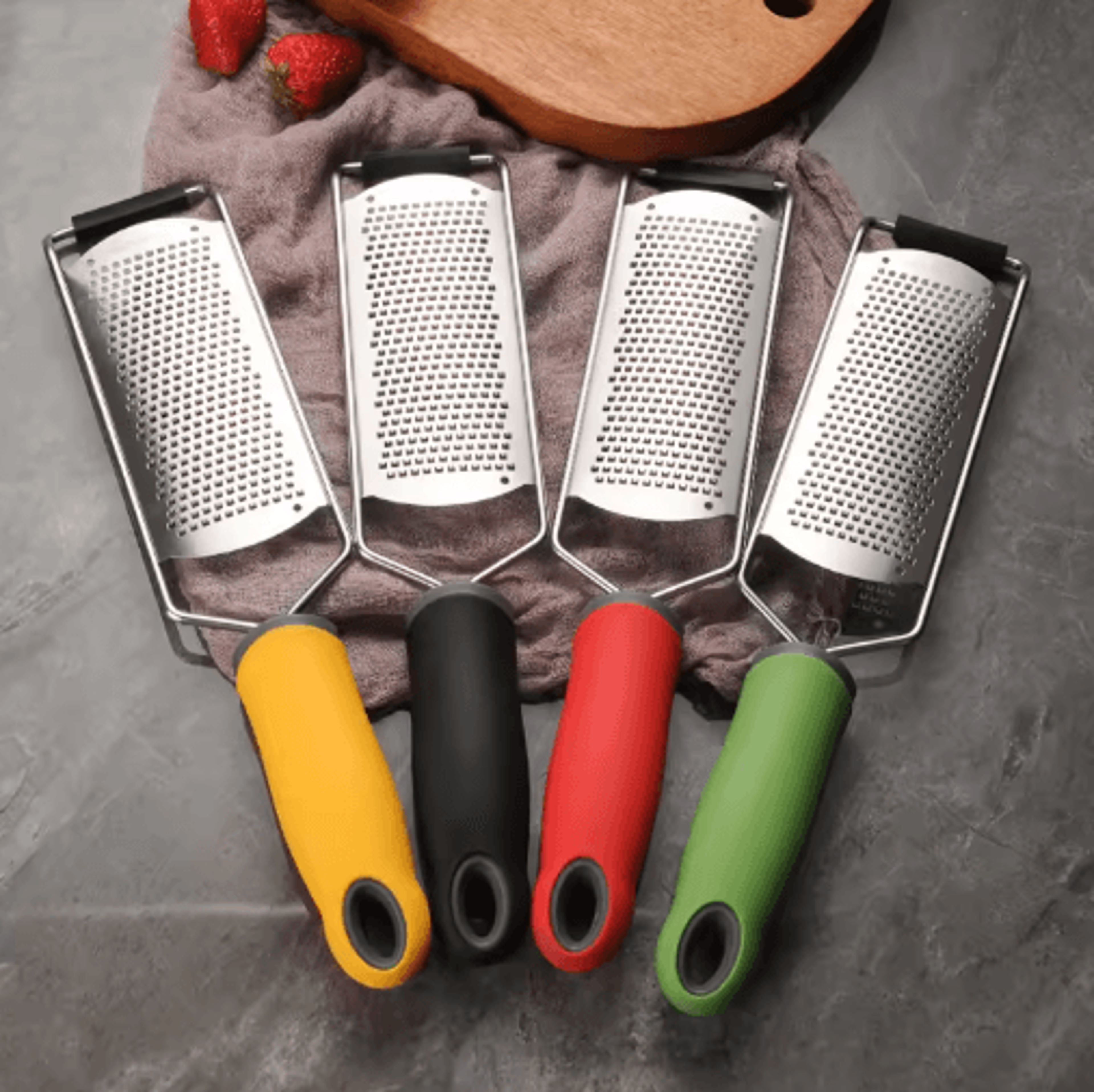 grindease rotary cheese grater mill with long handle