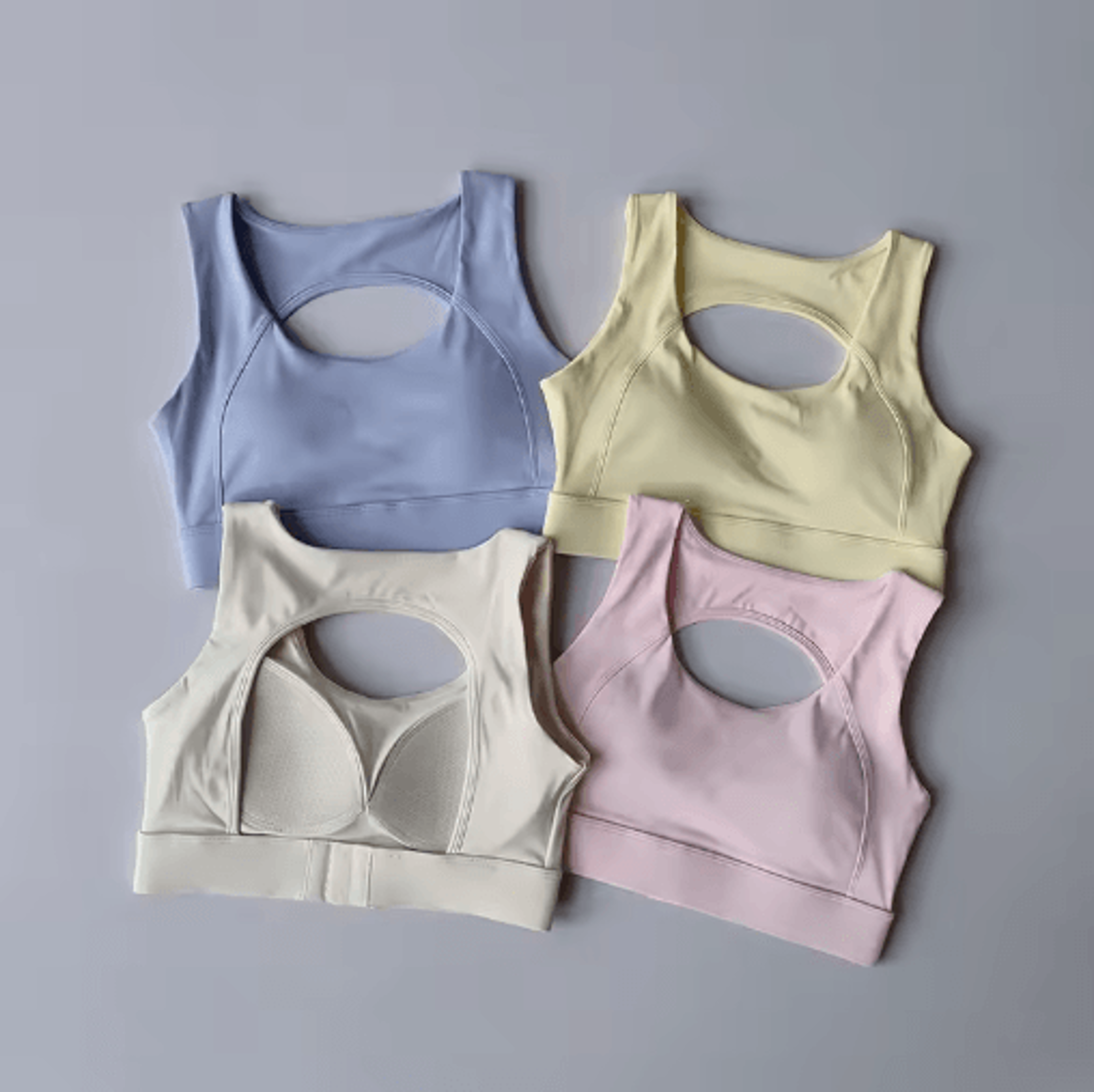 elevatefit shockproof beautiful back sports bra for high-intensity training